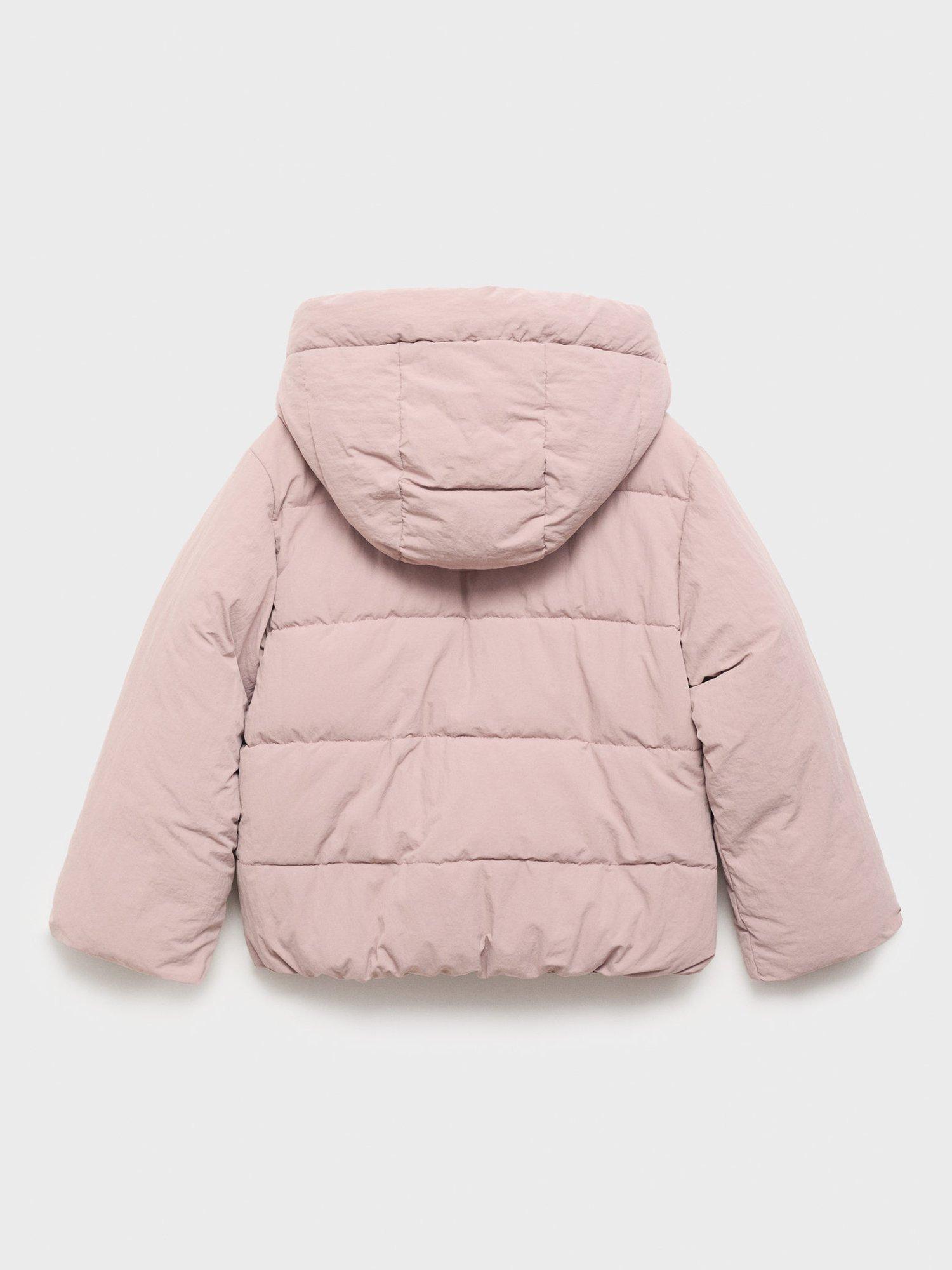 Product image 2 of 4, which shows Mango Kids' Valeria Puffer Jacket, Pink, 10 years