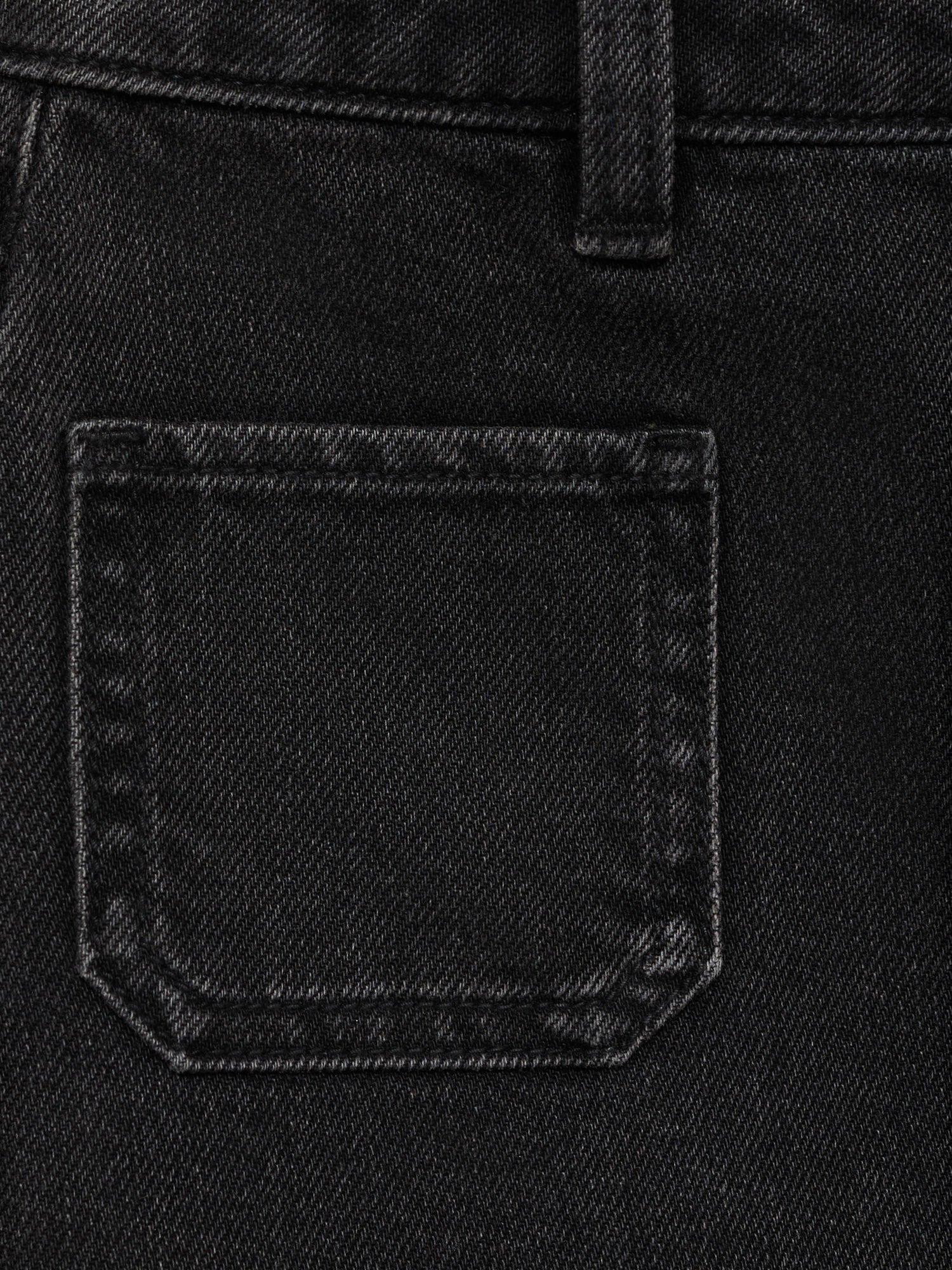 Product image 5 of 5, which shows Mango Kids' Sue A-Line Mini Skirt, Black, 6 years