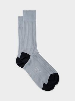 Hackett London Cotton Socks, Chambray Blue