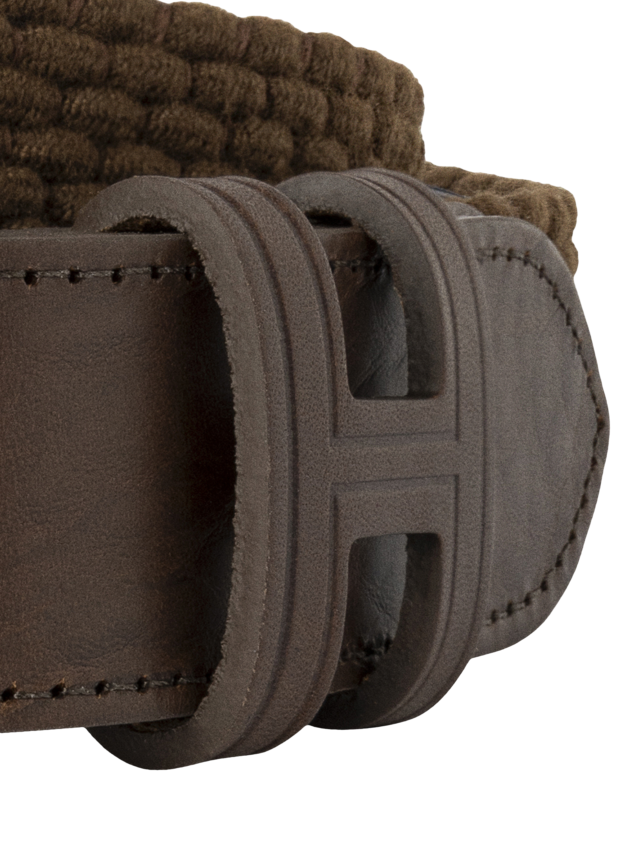 Product image 4 of 4, which shows Hackett London Parachute Stretch Belt, Brown, S