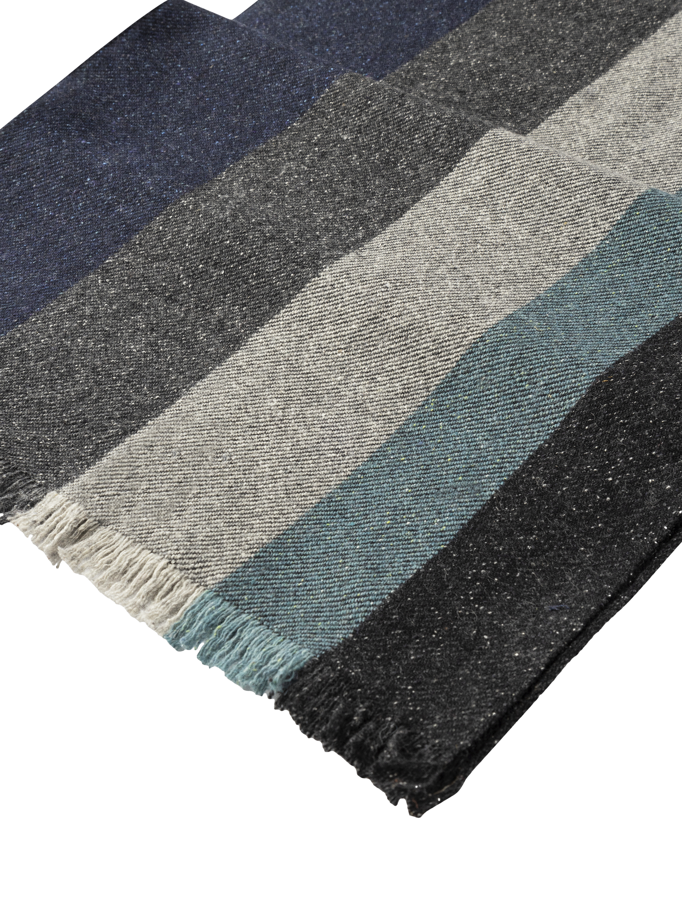 Product image 2 of 4, which shows Hackett London Donegal Stripe Scarf, Blue, One Size