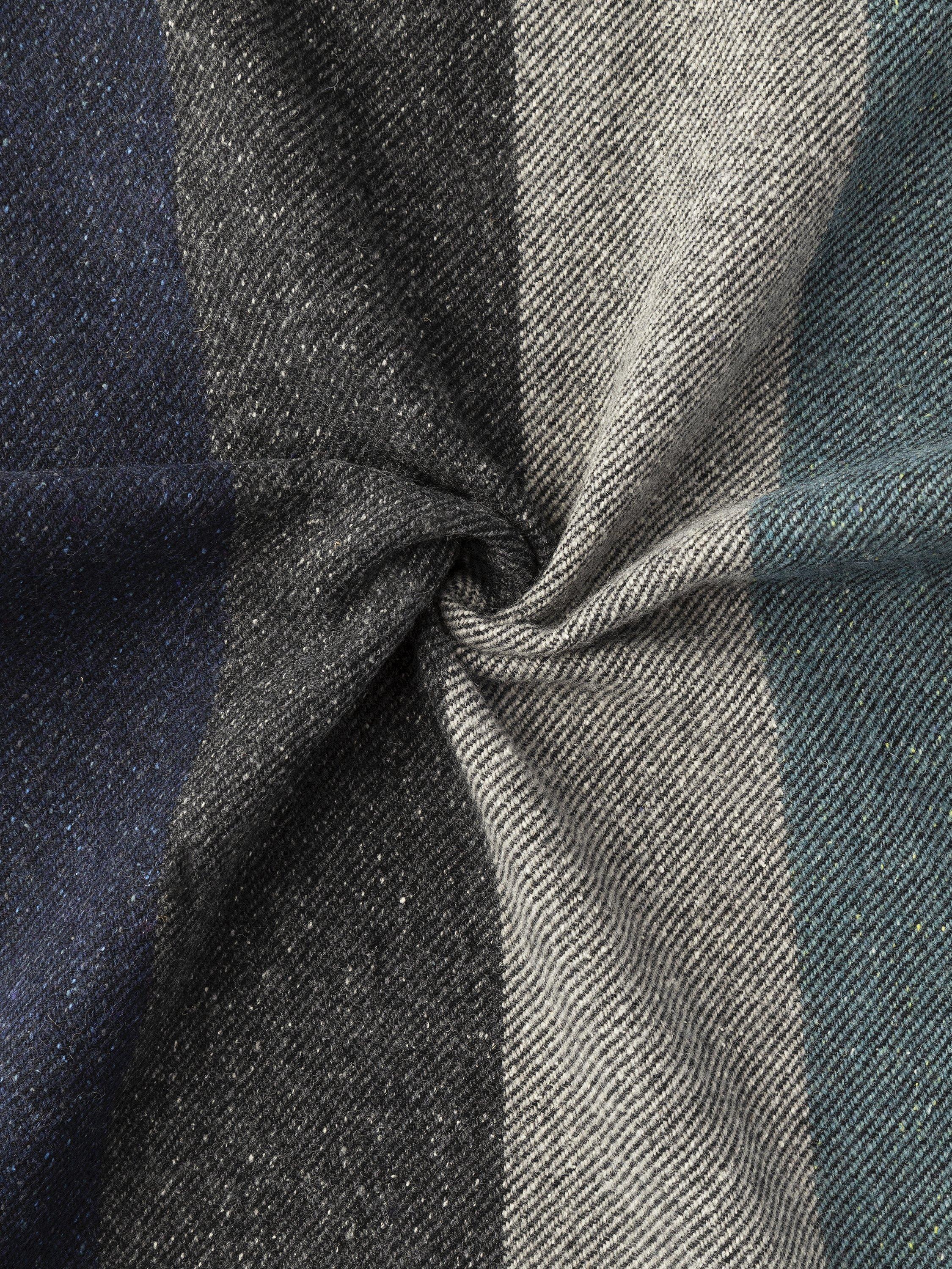 Product image 3 of 4, which shows Hackett London Donegal Stripe Scarf, Blue, One Size