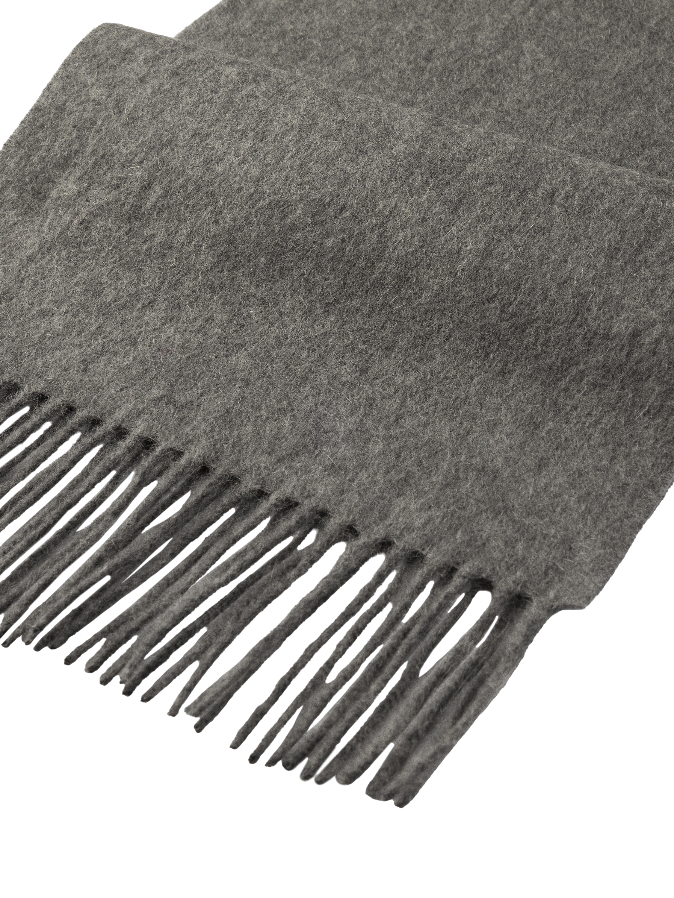 Product image 2 of 4, which shows Hackett London Cashmere Scarf, Steel Grey, One Size