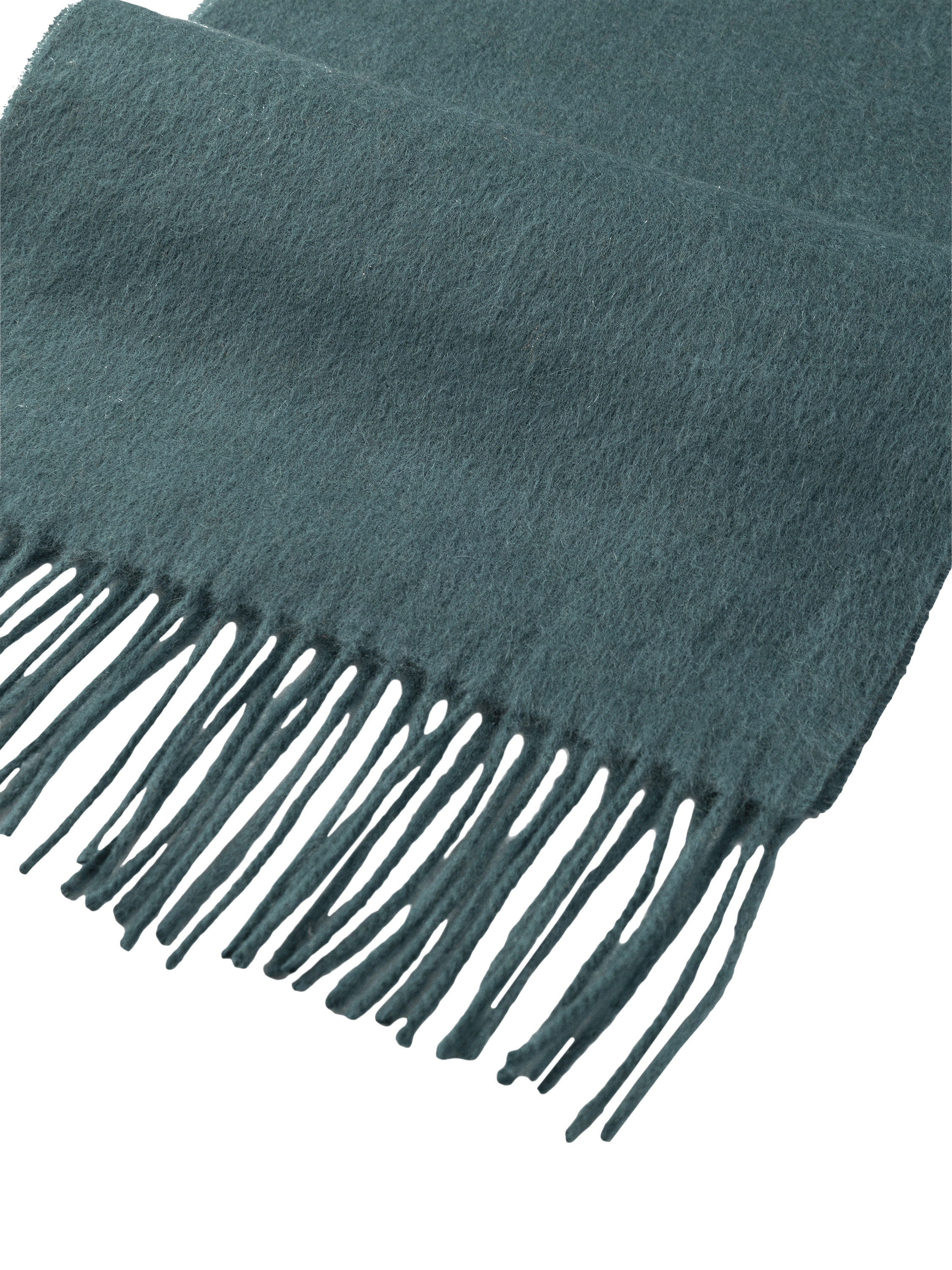 Product image 2 of 4, which shows Hackett London Cashmere Scarf, Teal Blue, One Size