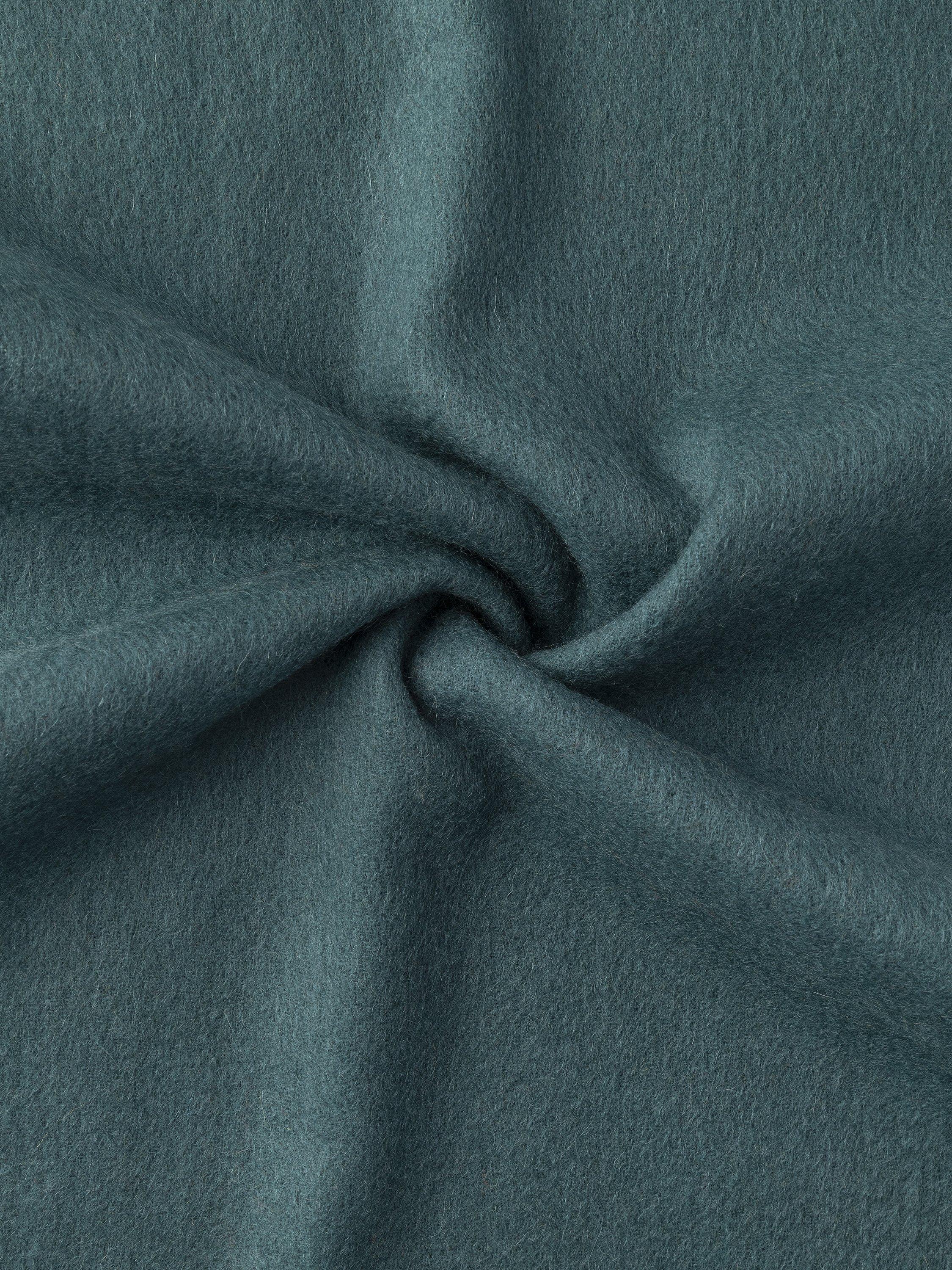 Product image 3 of 4, which shows Hackett London Cashmere Scarf, Teal Blue, One Size