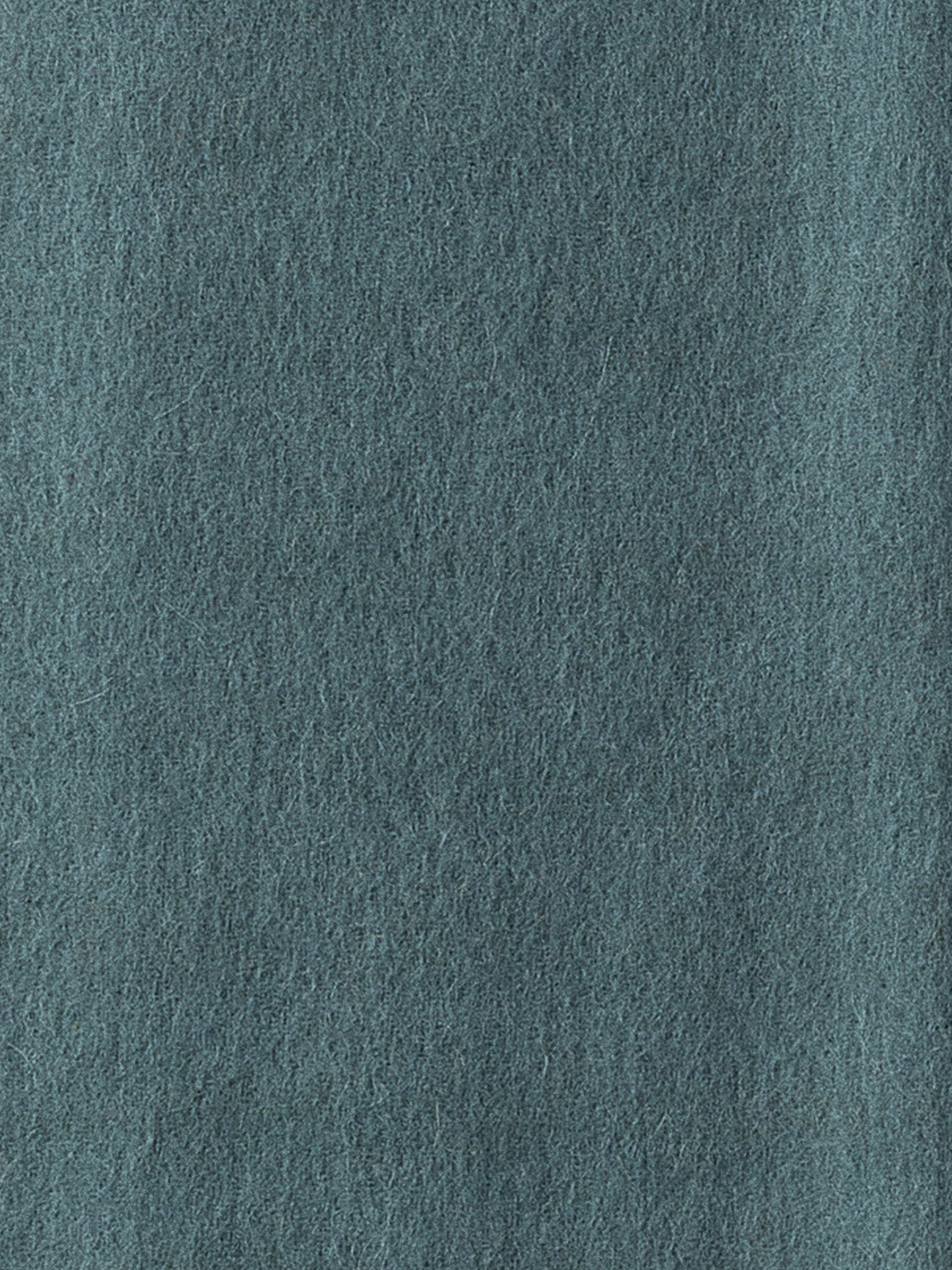 Product image 4 of 4, which shows Hackett London Cashmere Scarf, Teal Blue, One Size
