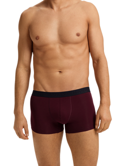 Hanro Stretch Cotton Essentials Pants, Pack of 2, Barolo/Blue