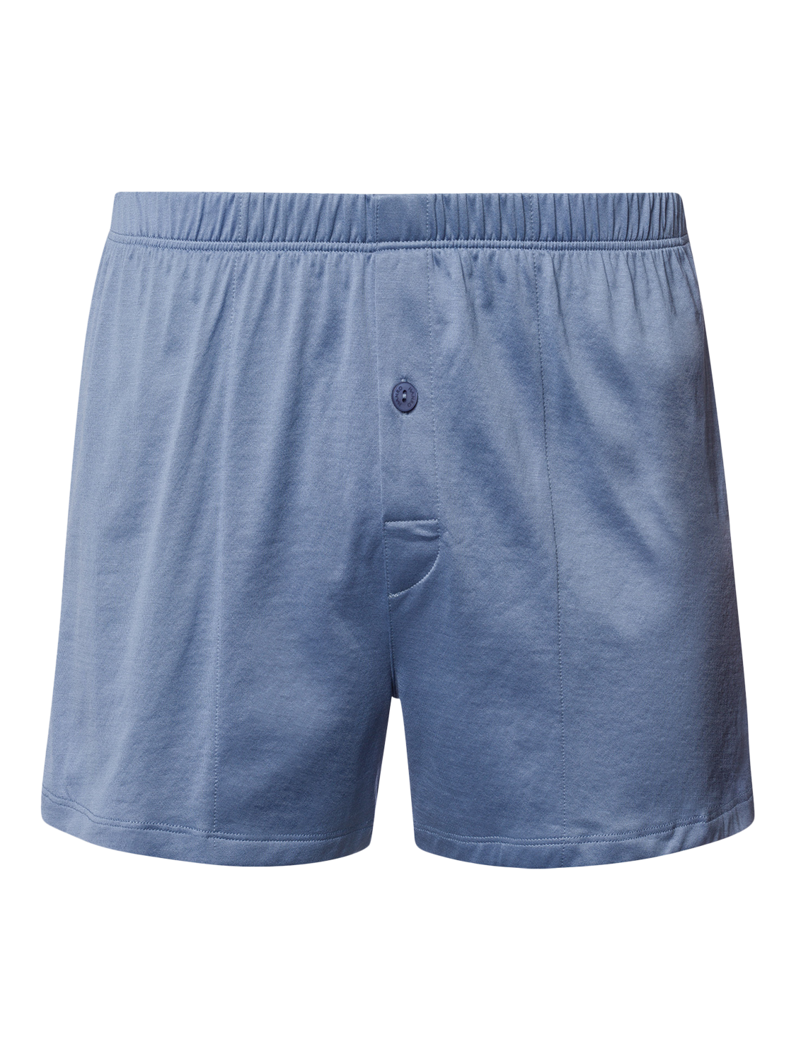 Product image 4 of 6, which shows Hanro Cotton Sporty Boxers, Dusky Aqua, S