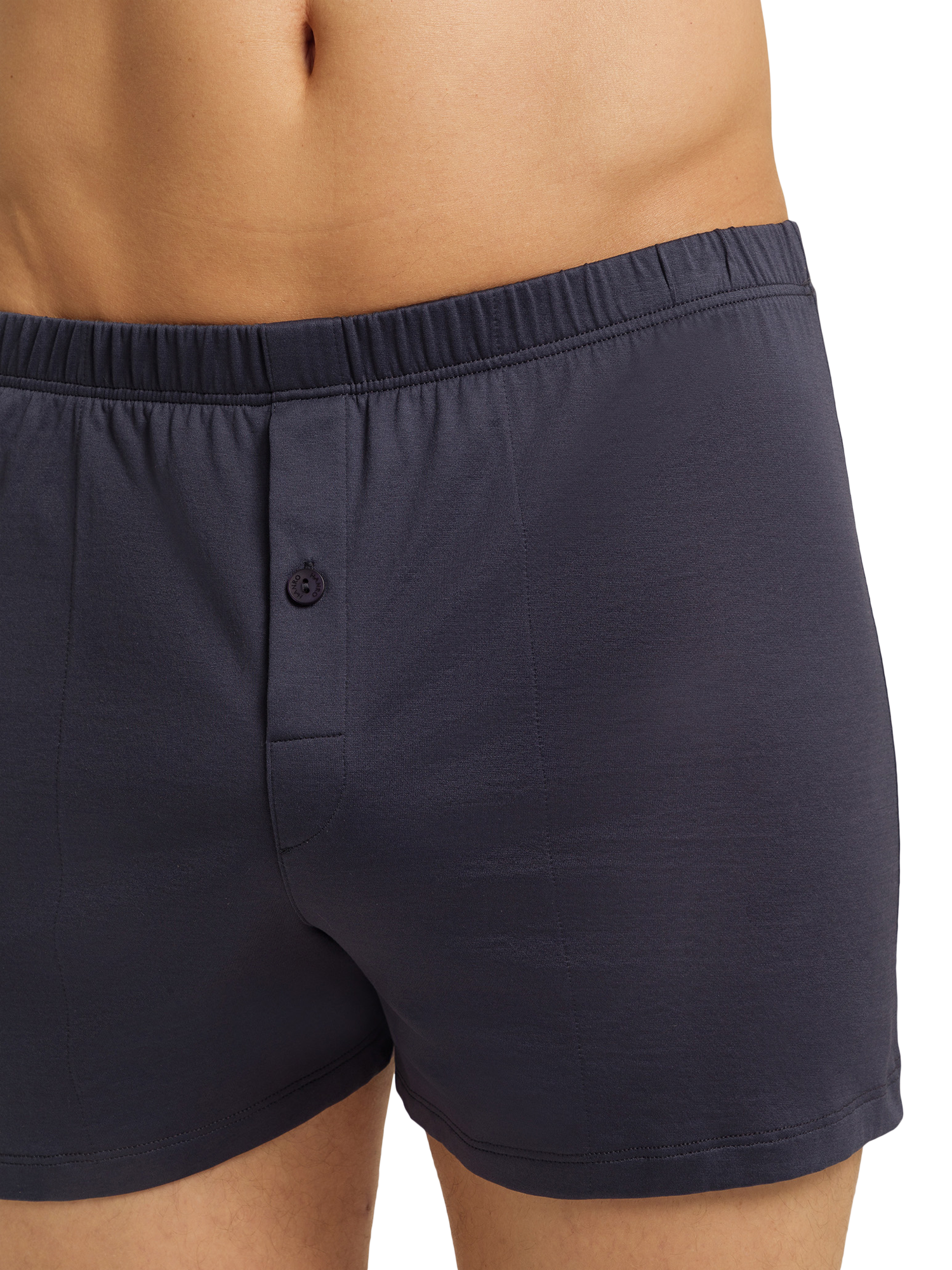 Product image 6 of 6, which shows Hanro Cotton Sporty Boxers, Ombre Blue, S