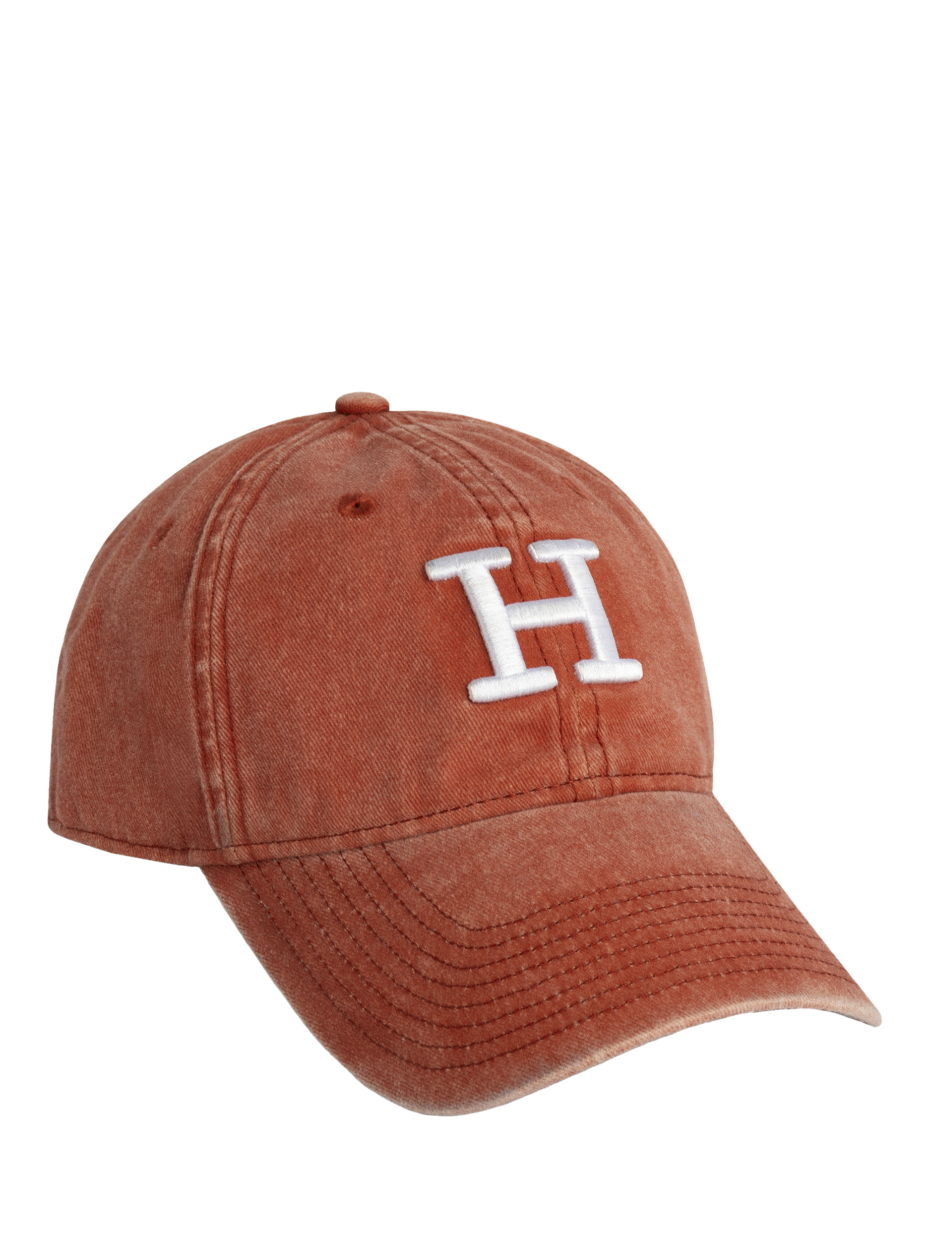 Product image 1 of 4, which shows Hackett London Heritage Cotton Baseball Cap, Cranberry Pink, One Size