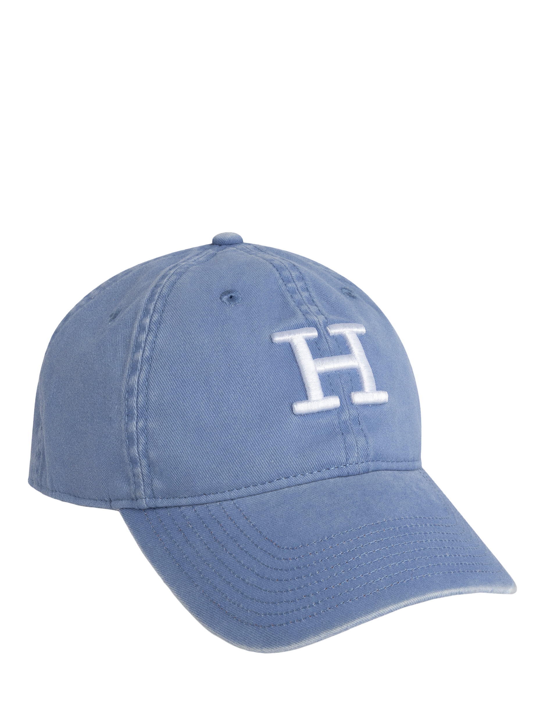 Product image 1 of 4, which shows Hackett London Heritage Cotton Baseball Cap, Fade Blue, One Size