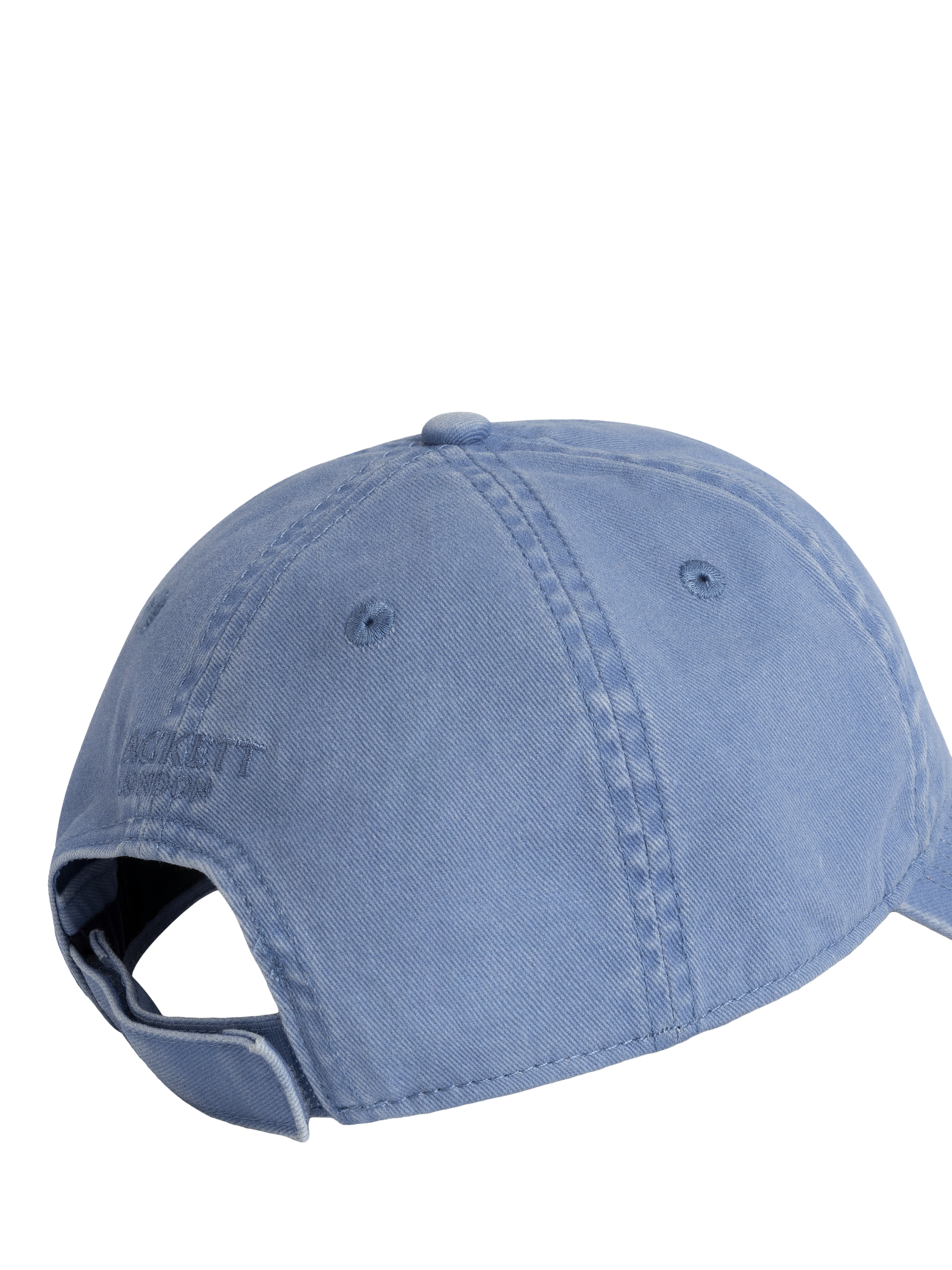 Product image 2 of 4, which shows Hackett London Heritage Cotton Baseball Cap, Fade Blue, One Size