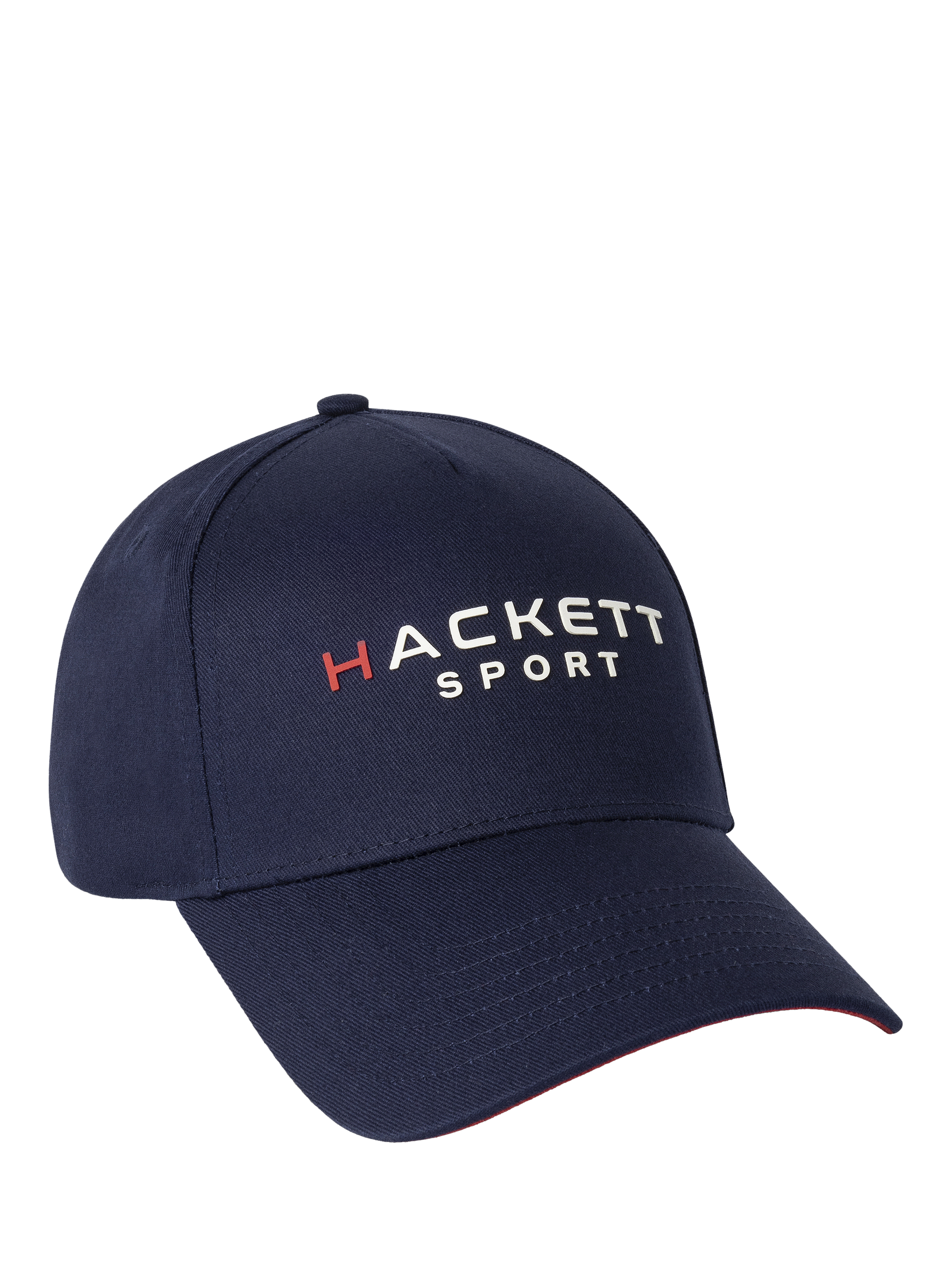 Product image 1 of 4, which shows Hackett London Sport Cotton Baseball Cap, Navy, One Size