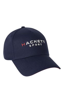 Hackett London Sport Cotton Baseball Cap, Navy