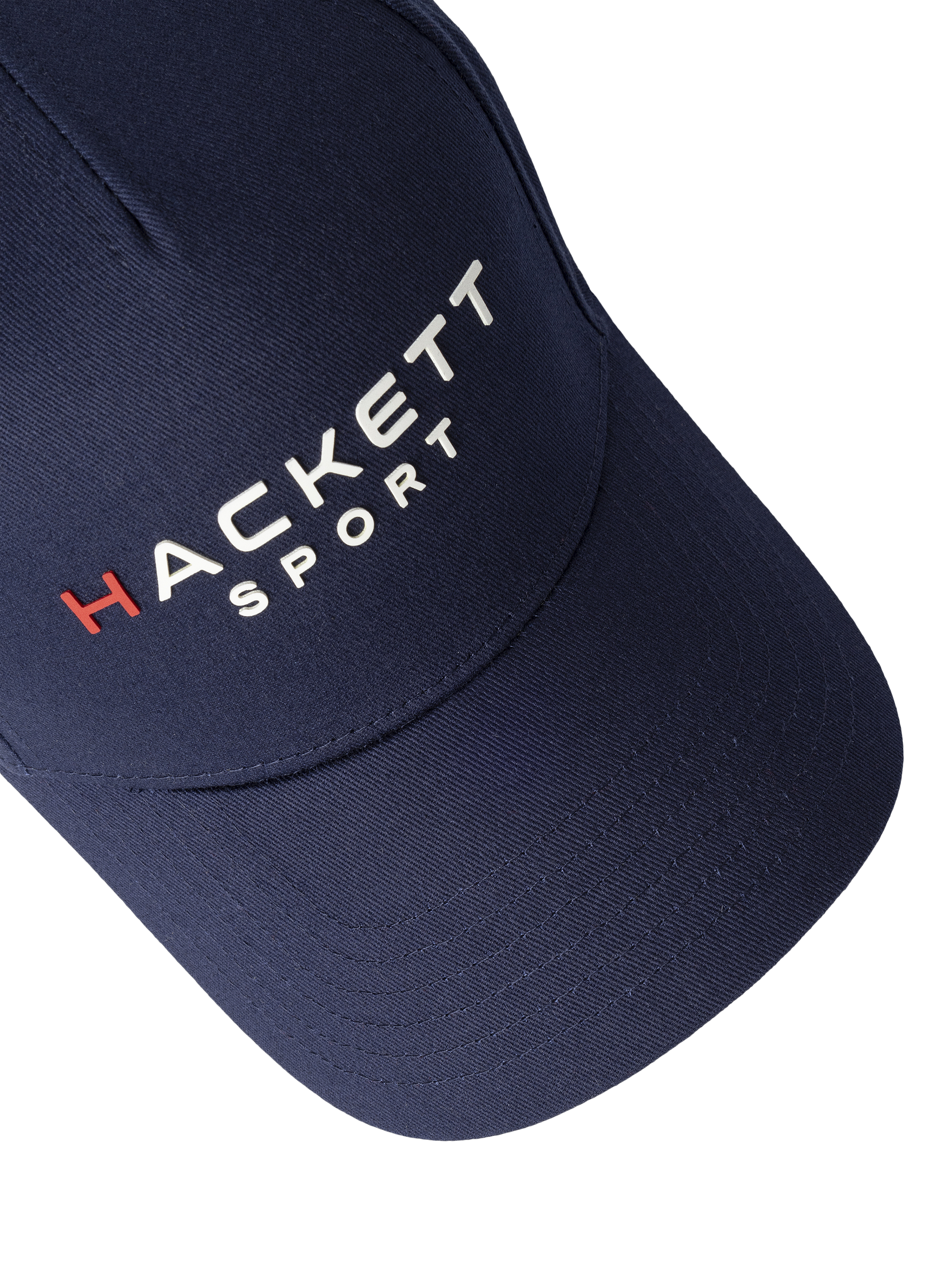 Product image 3 of 4, which shows Hackett London Sport Cotton Baseball Cap, Navy, One Size