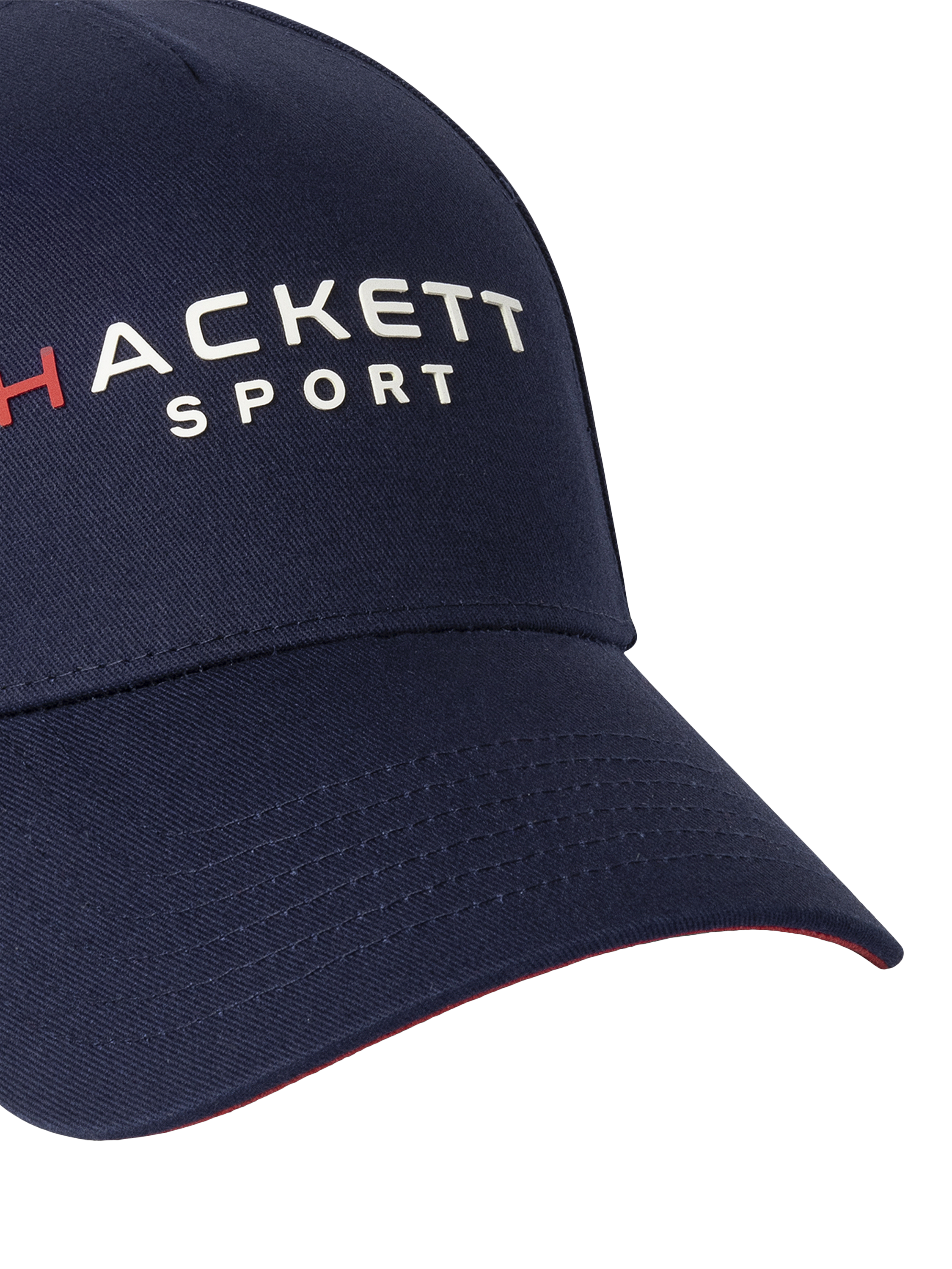 Product image 4 of 4, which shows Hackett London Sport Cotton Baseball Cap, Navy, One Size