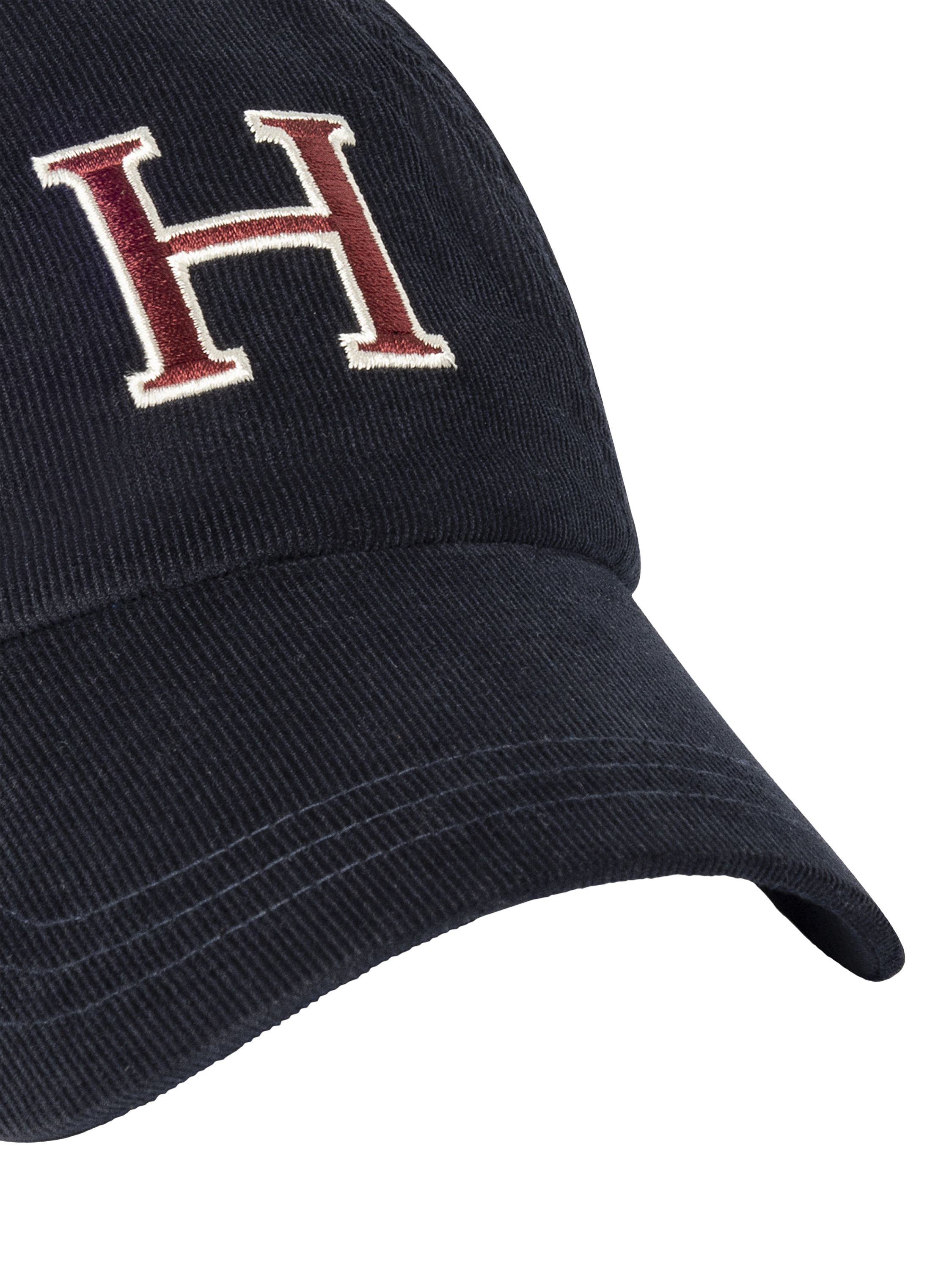 Product image 4 of 4, which shows Hackett London Corduroy Heritage Baseball Cap, Ink Blue, One Size