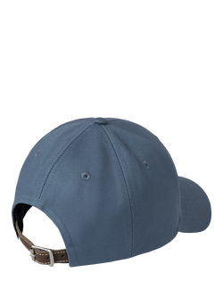 Hackett London Logo Cotton Baseball Cap - view 2, Dark Denim Blue