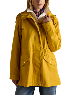 Joules Portwell Waterproof Raincoat, Yellow Gold, Yellow Gold