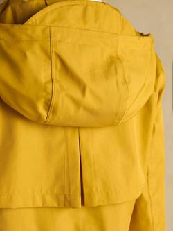 Joules Portwell Waterproof Raincoat, Yellow Gold - view 2, Yellow Gold