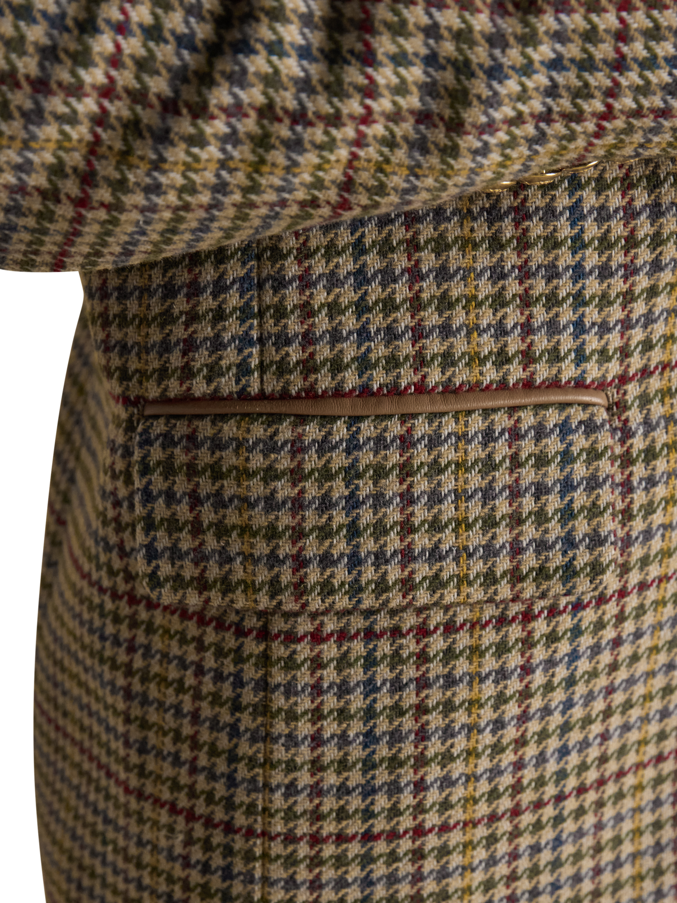 Product image 7 of 10, which shows Joules Elton Tweed Blazer, Brown, 6