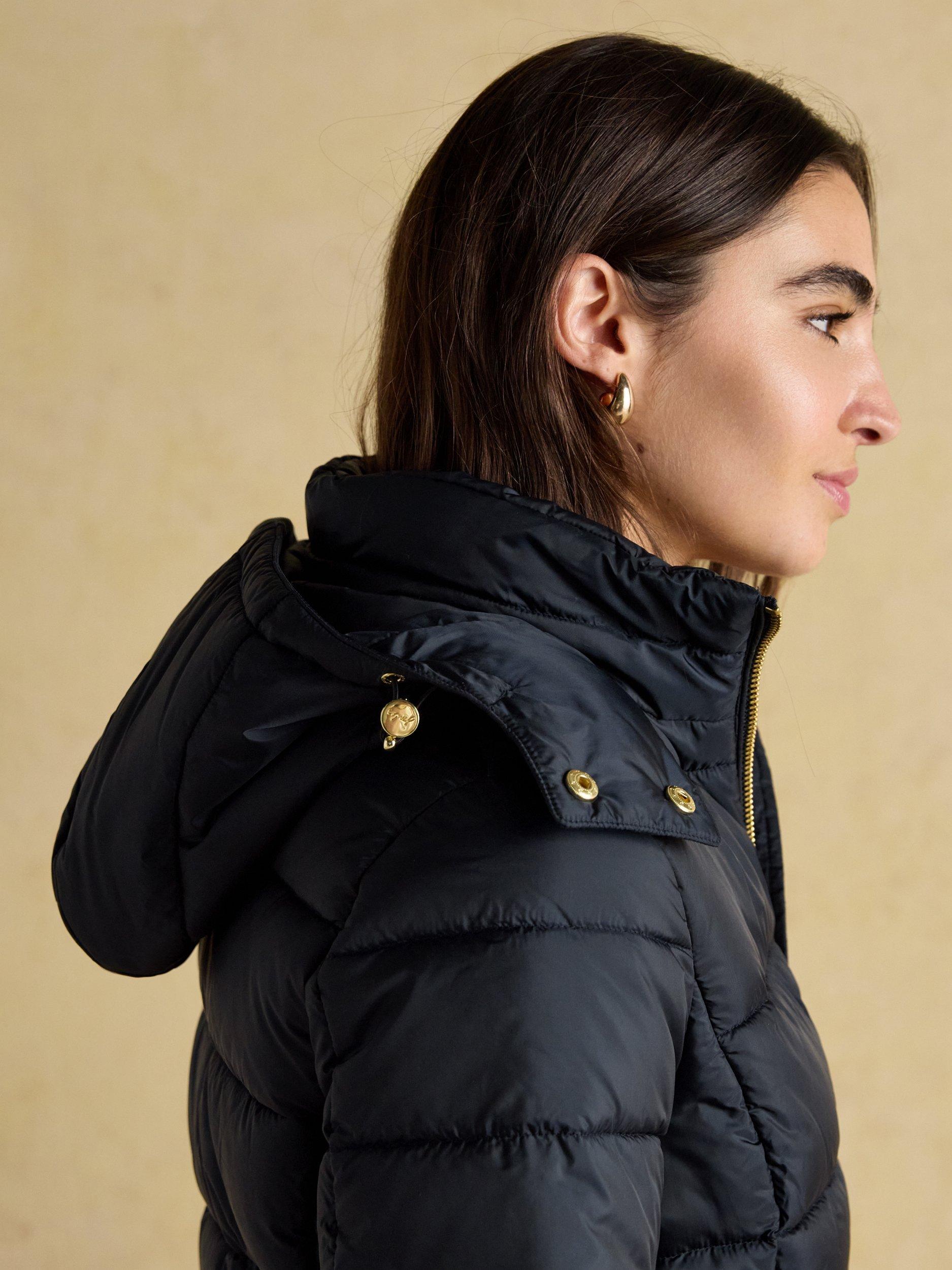 Product image 7 of 9, which shows Joules Padded Coat, Navy, 6