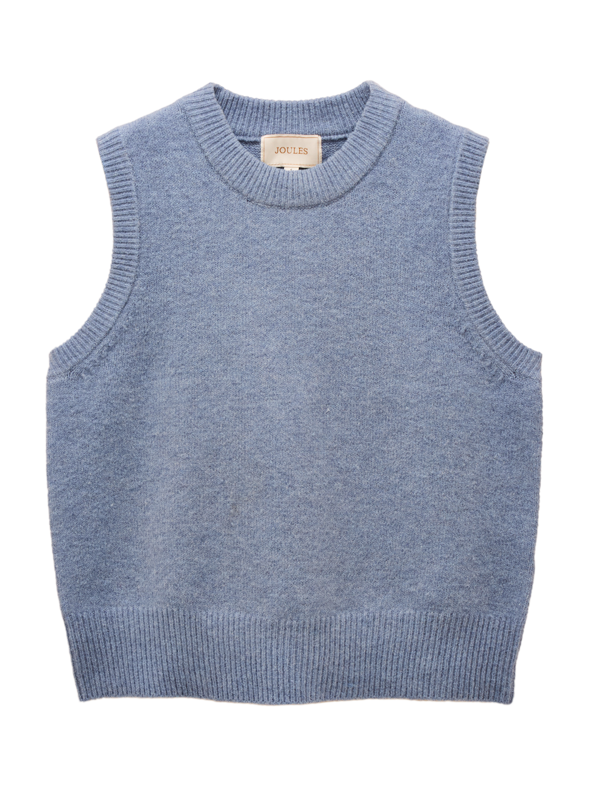 Product image 8 of 8, which shows Joules Holly Knitted Vest Top, Blue, XXL