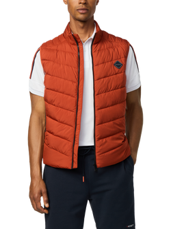 Hackett London Lightweight Padded Gilet, Terracotta Brown, Terracotta Brown
