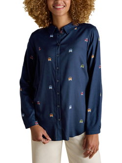 Joules 4X4 Printed Shirt, Navy/Multi, Navy/Multi