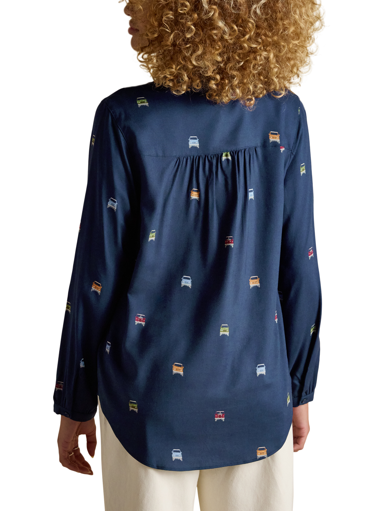 Product image 2 of 8, which shows Joules 4X4 Printed Shirt, Navy/Multi, 6