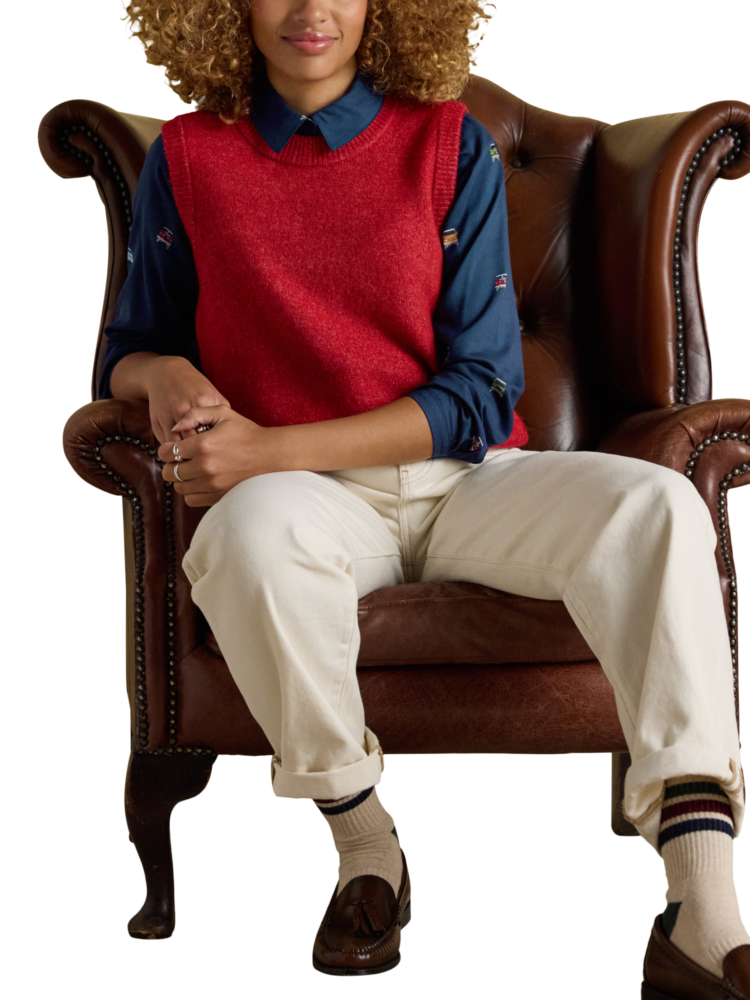 Product image 6 of 8, which shows Joules 4X4 Printed Shirt, Navy/Multi, 6