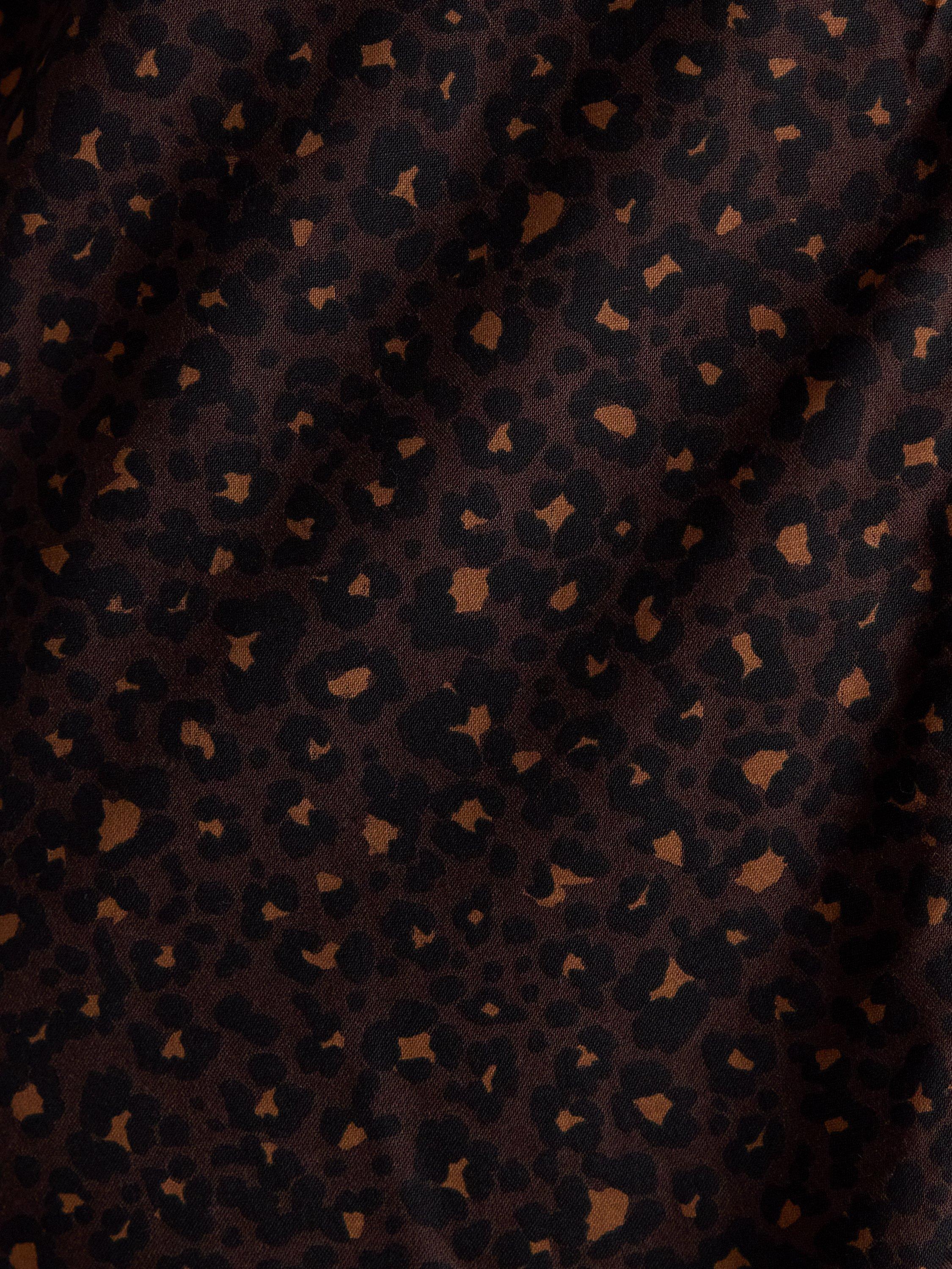 Product image 2 of 6, which shows Joules Leopard Print Shirt, Black/Multi, 6