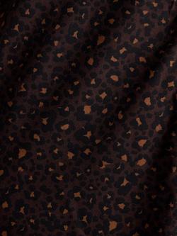 Joules Leopard Print Shirt, Black/Multi - view 2, Black/Multi