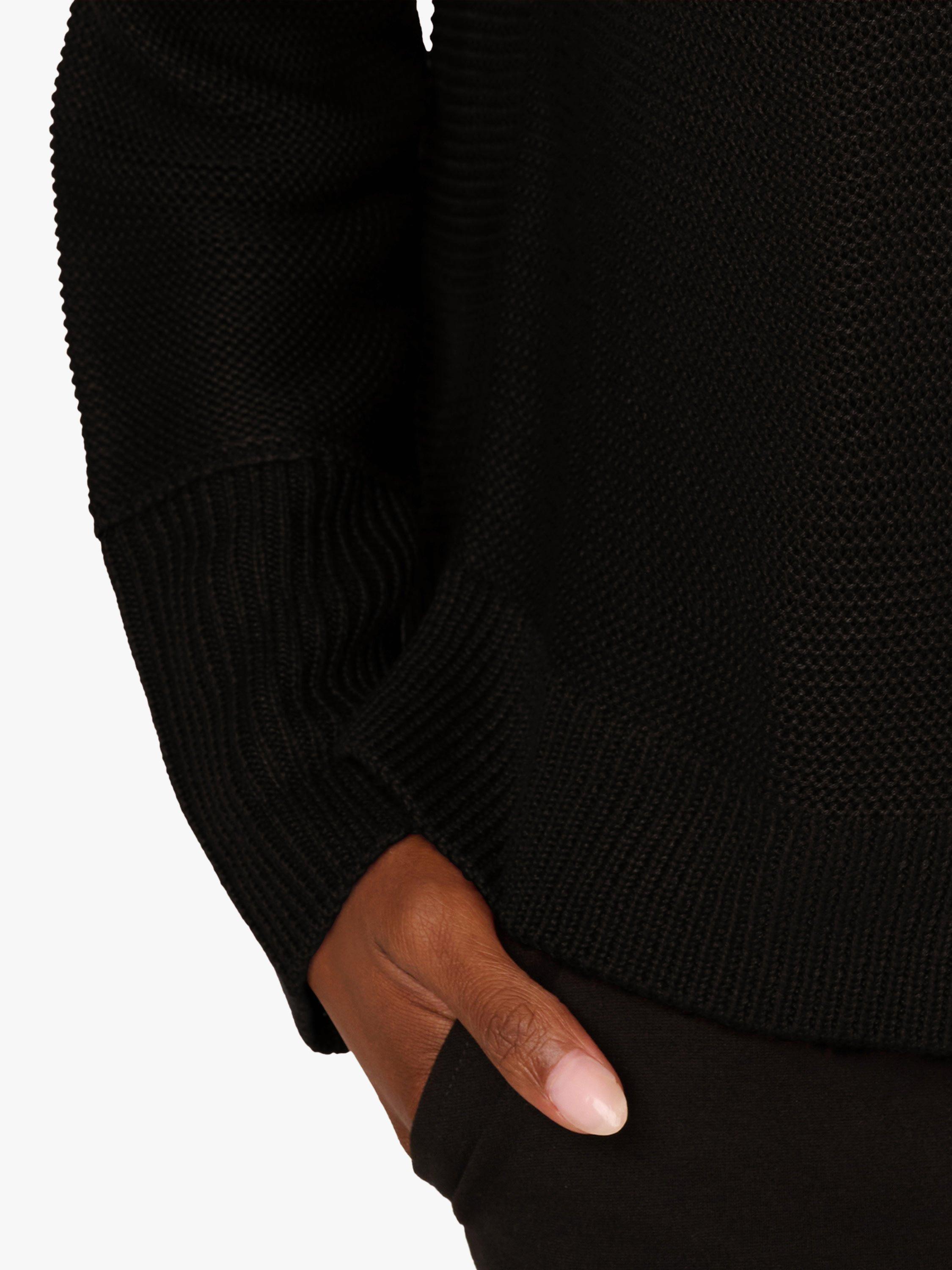 Product image 5 of 7, which shows Adrianna Papell Boat Neck Jumper, Black, L