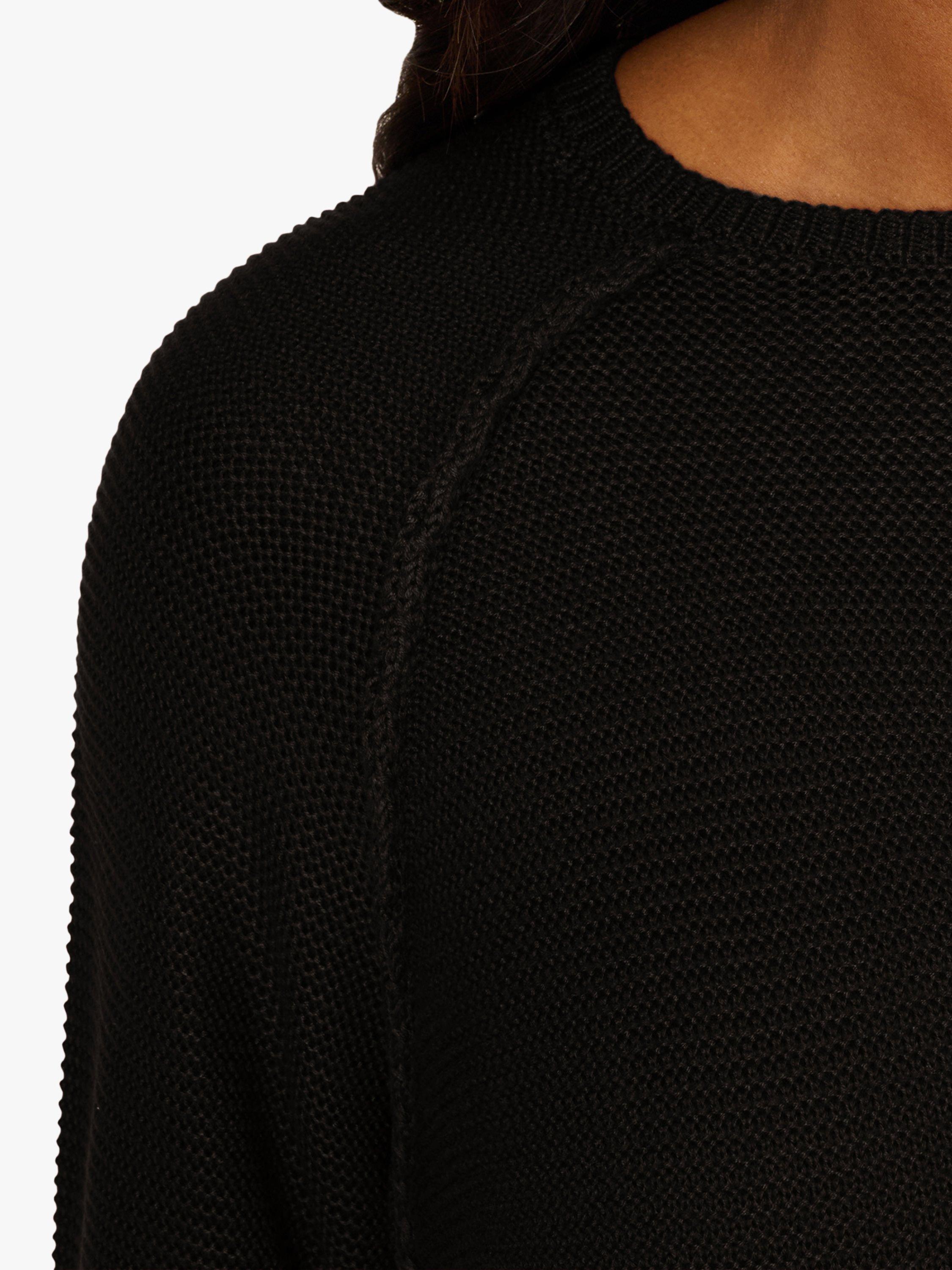 Product image 6 of 7, which shows Adrianna Papell Boat Neck Jumper, Black, L