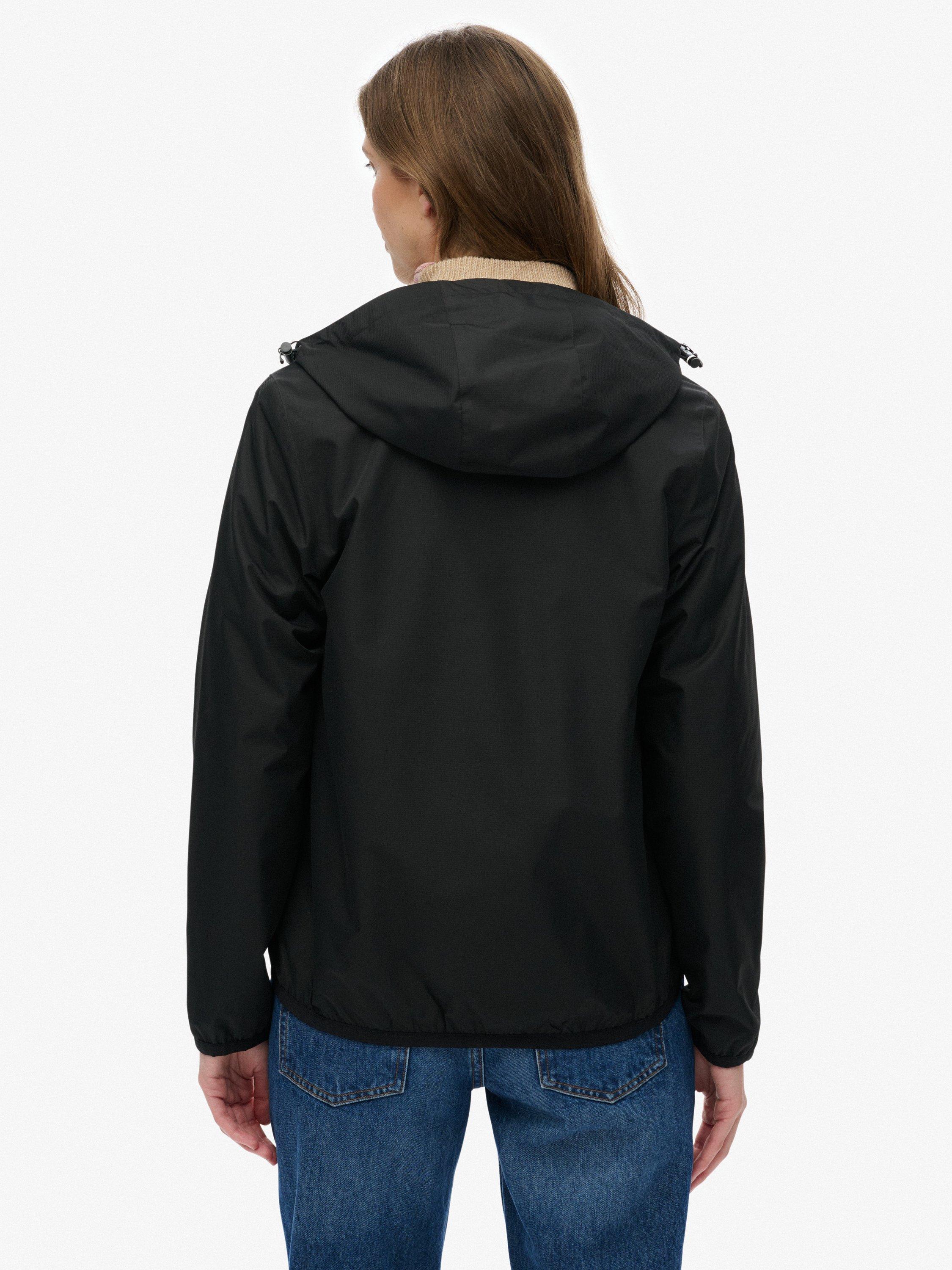 Product image 2 of 6, which shows Superdry Essential Tri Windbreaker Jacket, Black, 14
