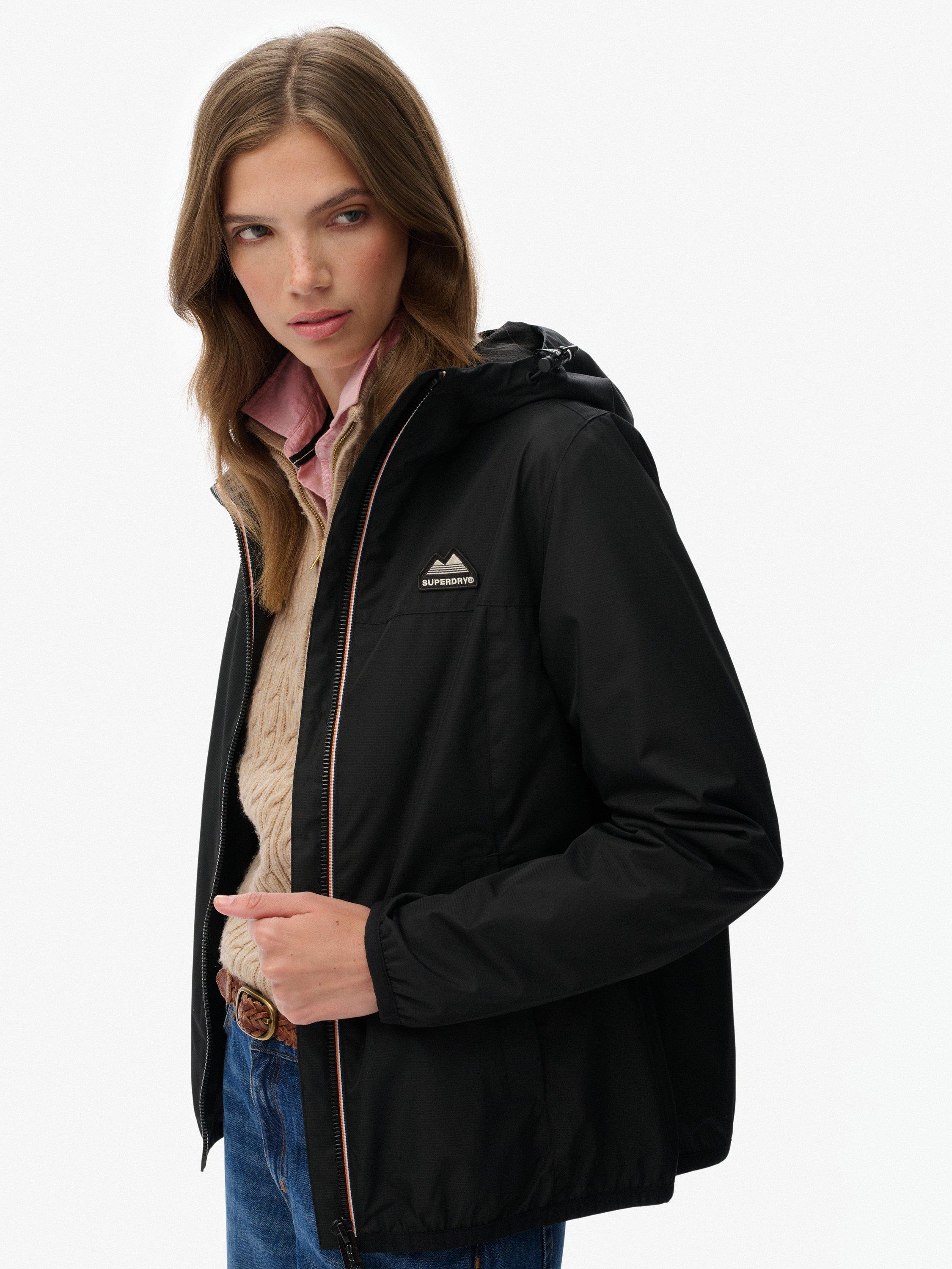 Product image 6 of 6, which shows Superdry Essential Tri Windbreaker Jacket, Black, 14