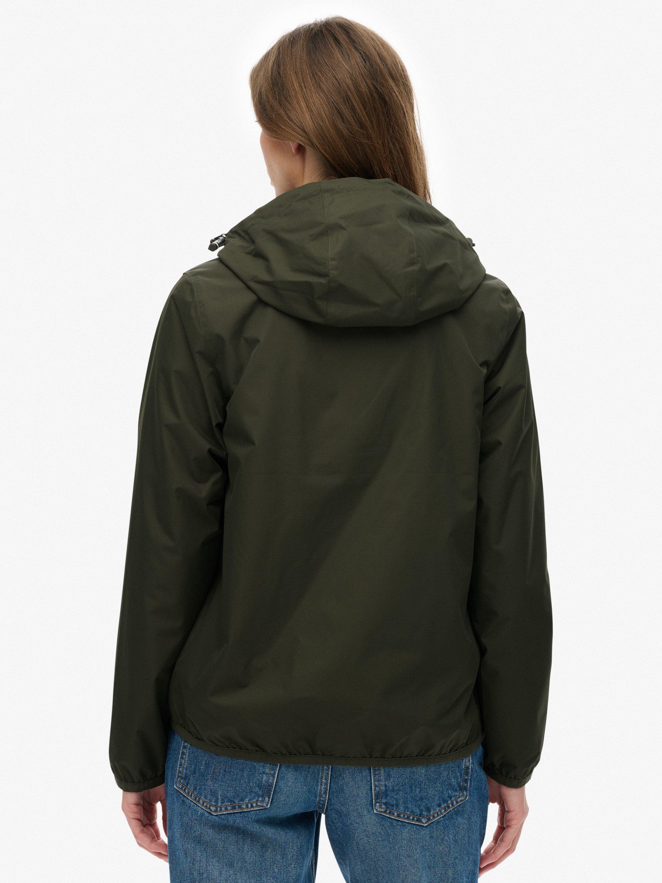 Product image 2 of 6, which shows Superdry Essential Tri Windbreaker Jacket, Olive Green, 6