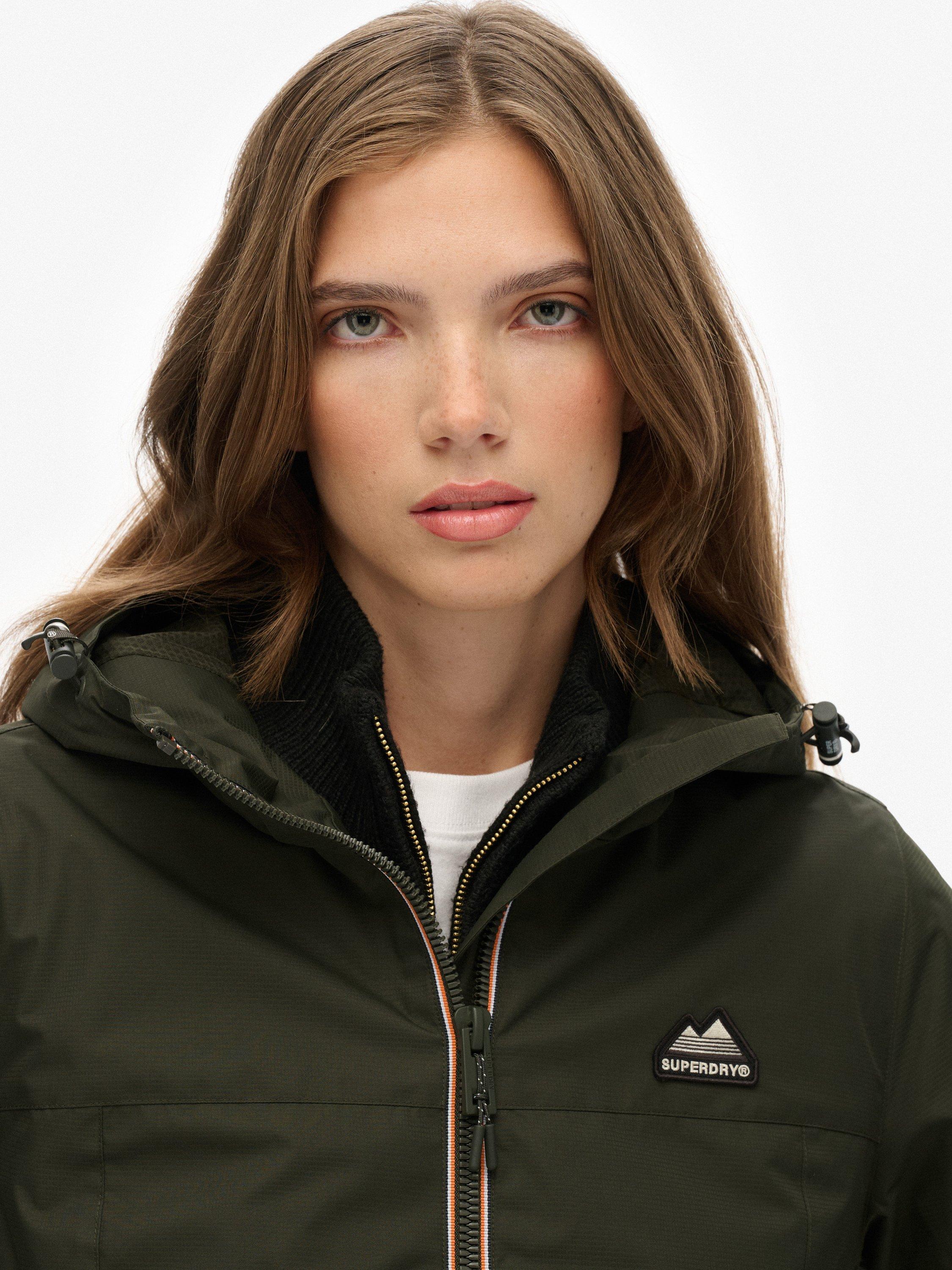 Product image 3 of 6, which shows Superdry Essential Tri Windbreaker Jacket, Olive Green, 6
