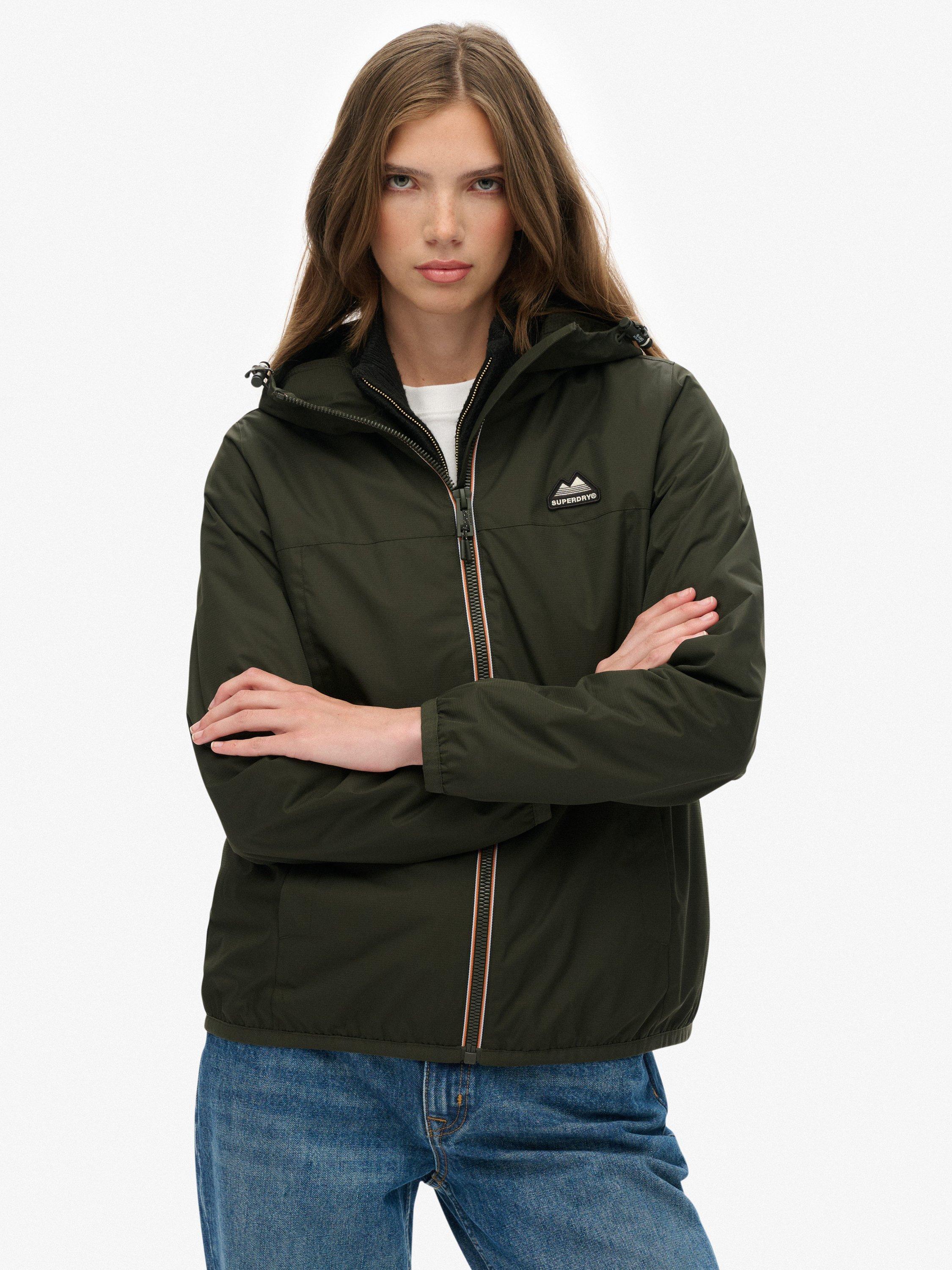 Product image 4 of 6, which shows Superdry Essential Tri Windbreaker Jacket, Olive Green, 6