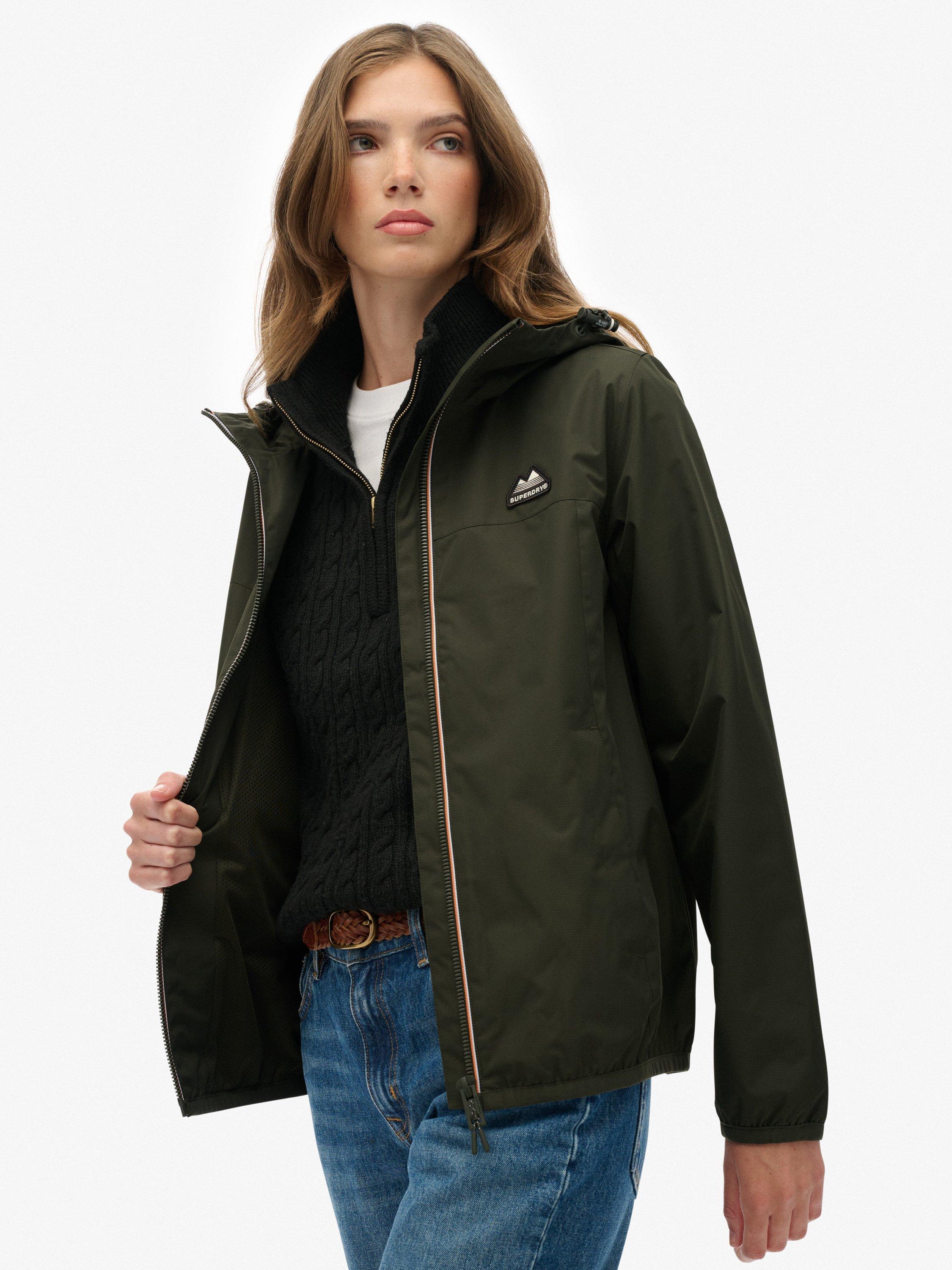 Product image 6 of 6, which shows Superdry Essential Tri Windbreaker Jacket, Olive Green, 6