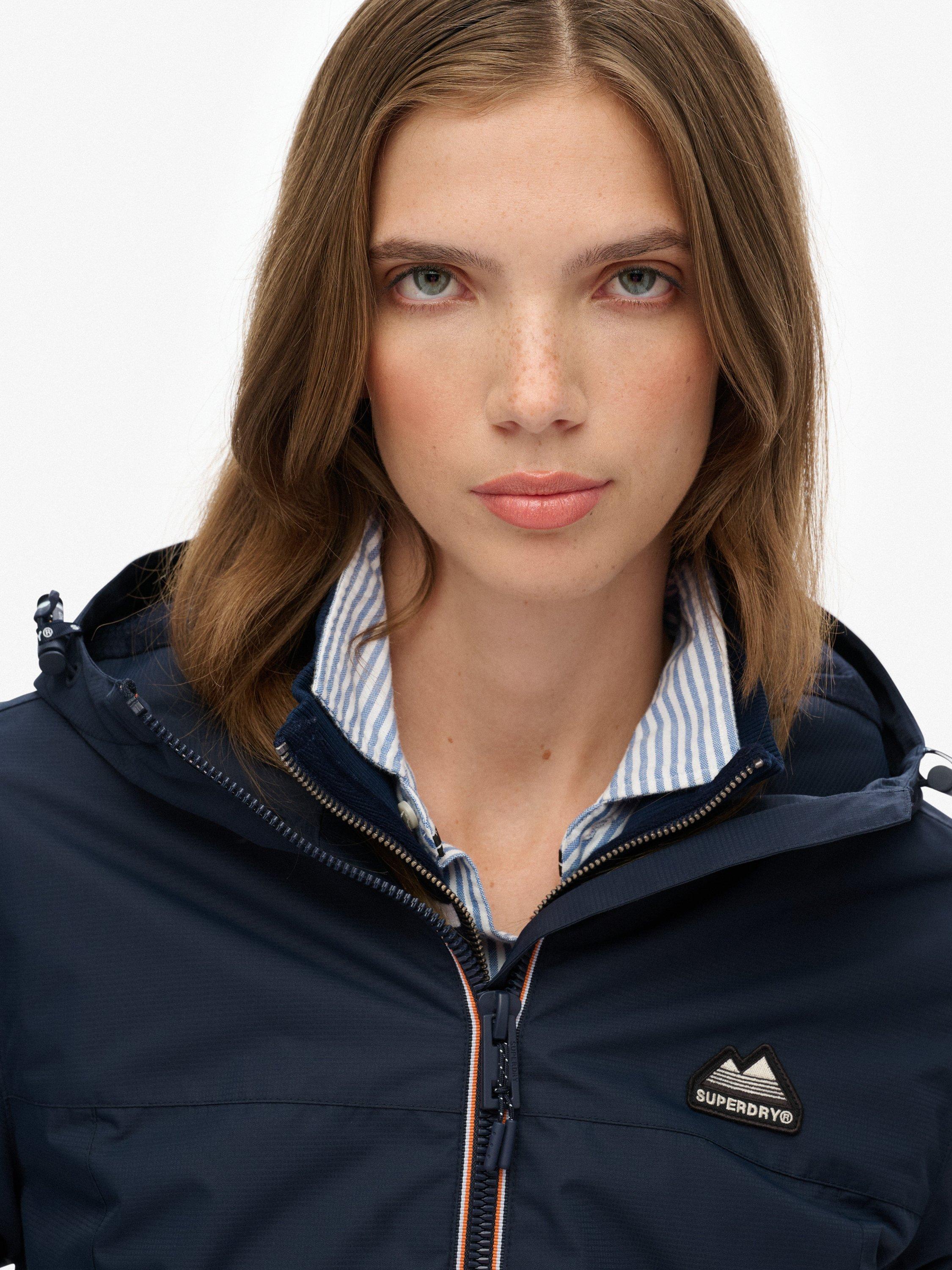 Product image 3 of 6, which shows Superdry Essential Tri Windbreaker Jacket, Eclipse Navy, 6