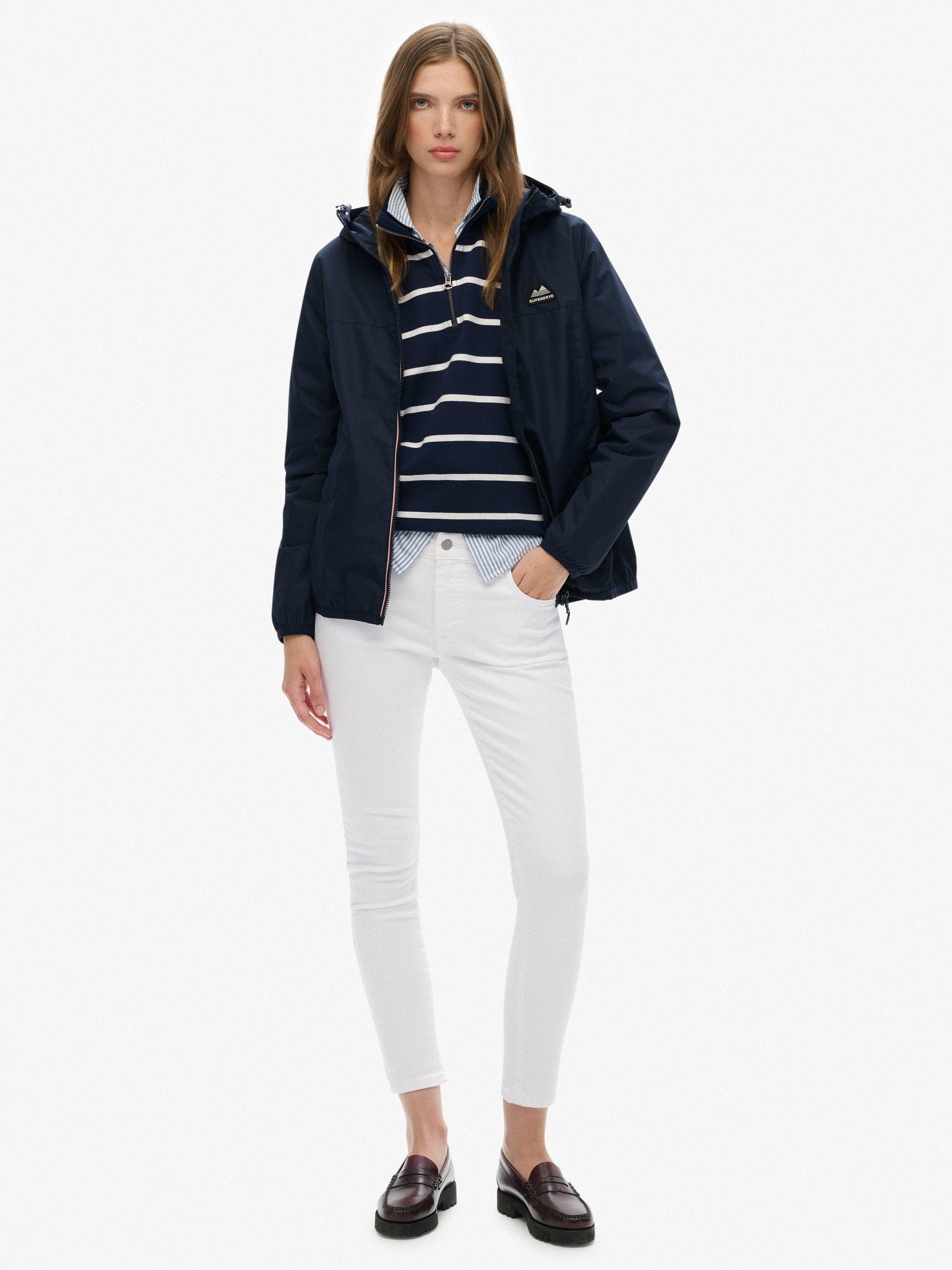 Product image 5 of 6, which shows Superdry Essential Tri Windbreaker Jacket, Eclipse Navy, 6