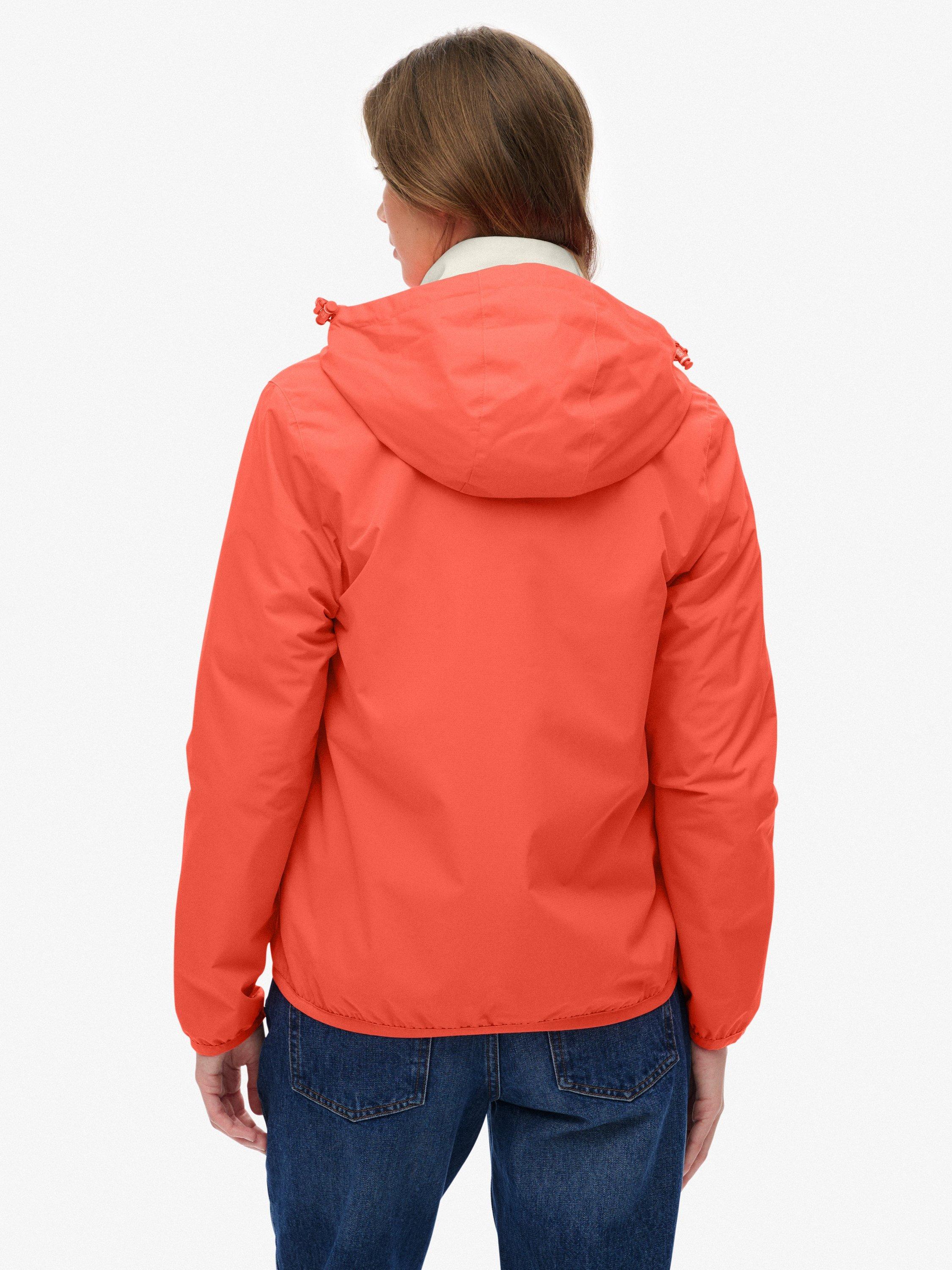 Product image 2 of 6, which shows Superdry Essential Tri Windbreaker Jacket, Hot Coral, 16