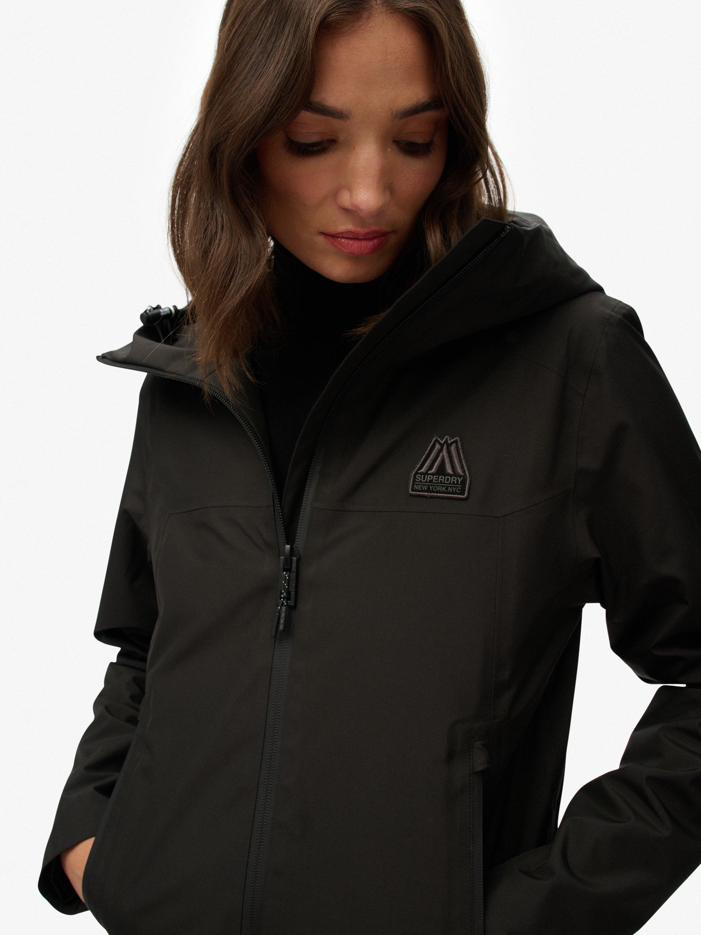Product image 6 of 6, which shows Superdry Waterproof Shell Jacket, Black, 6