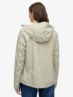 Superdry Waterproof Shell Jacket, Dusty Sage - view 2, Dusty Sage