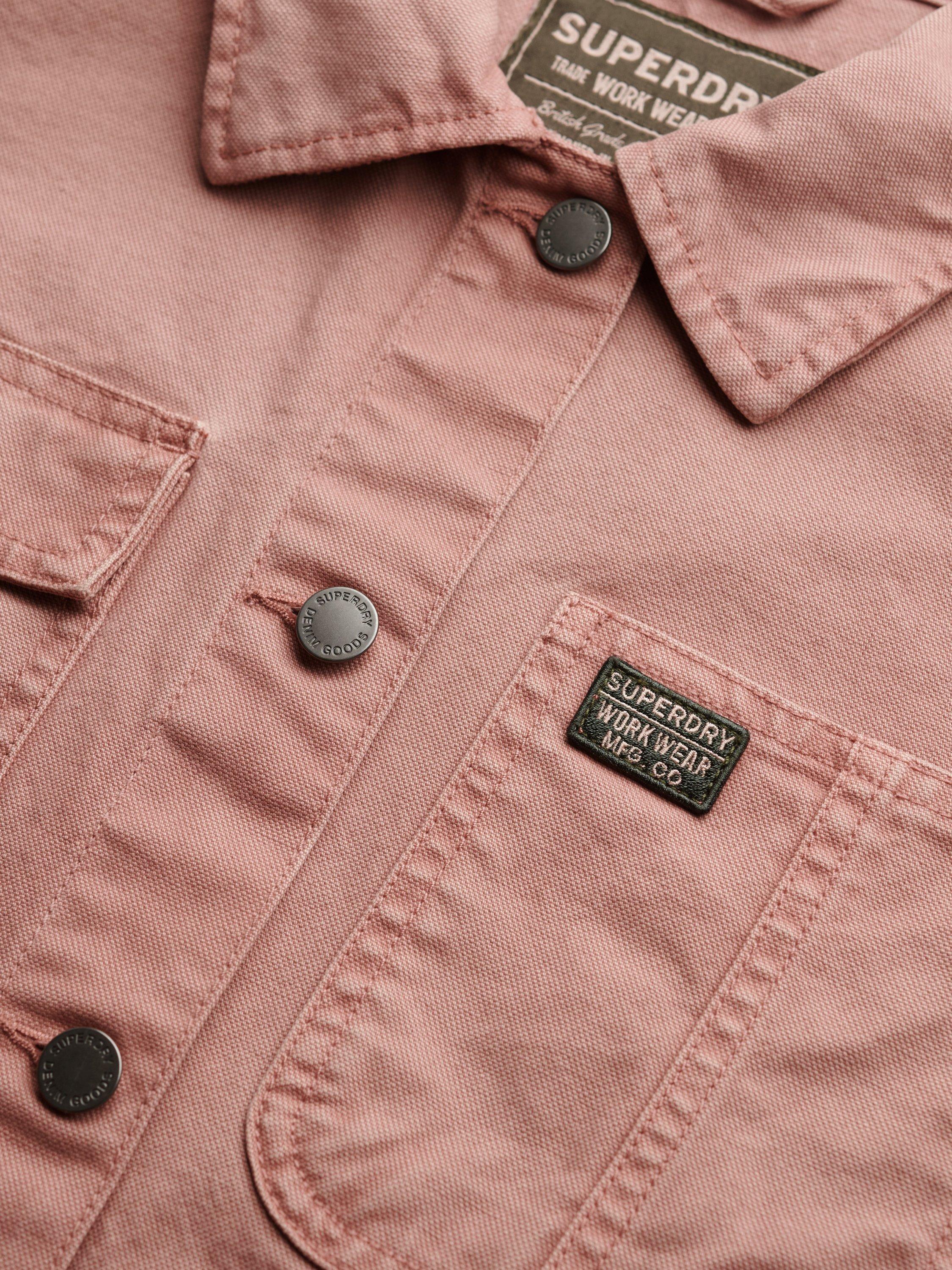 Product image 7 of 7, which shows Superdry Utility Chore Jacket, Ash Rose, 10