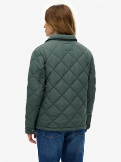 Superdry Quilted Chore Liner Jacket, Thyme Green - view 2, Thyme Green