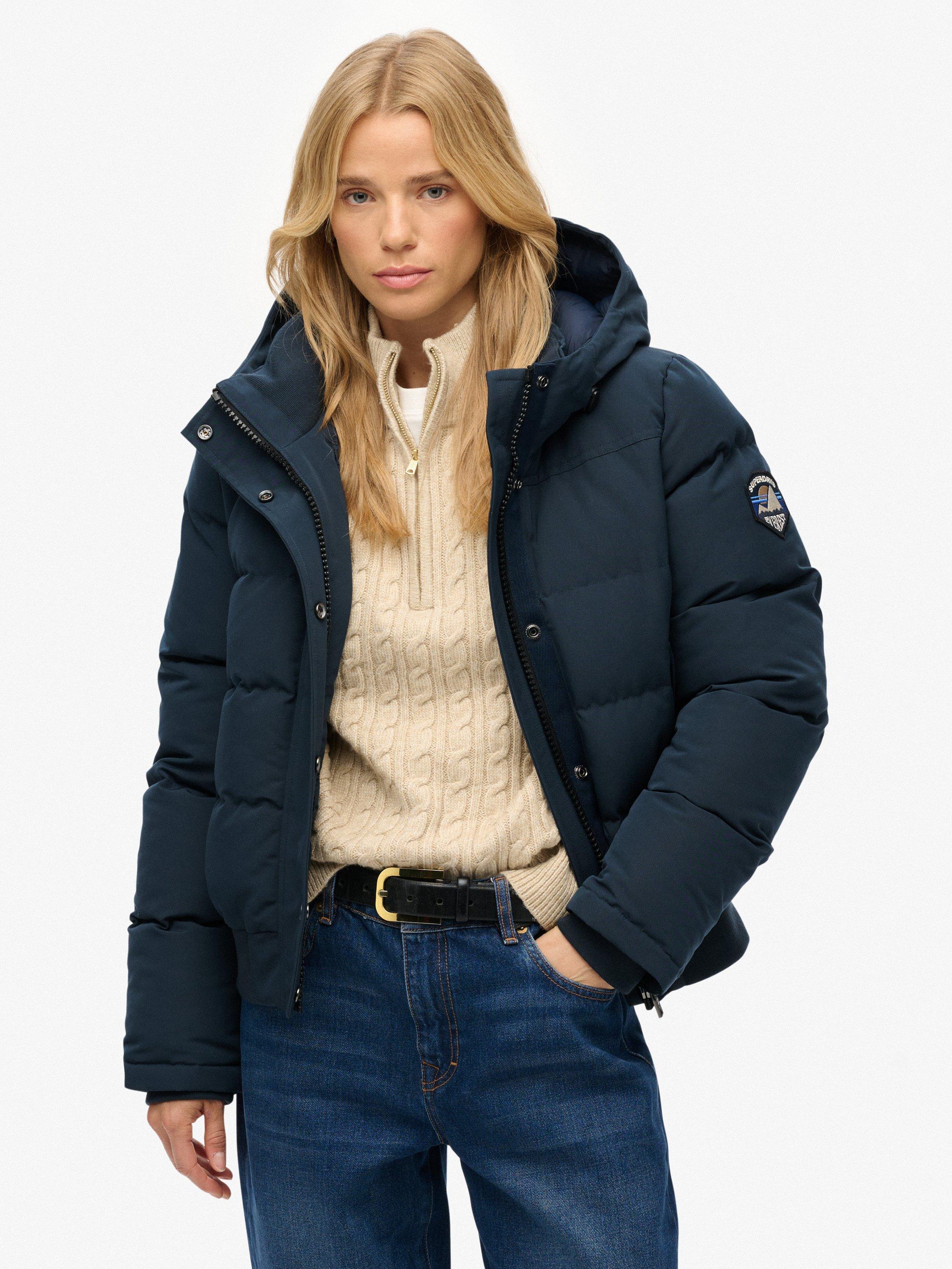 Product image 1 of 7, which shows Superdry Everest Bomber Jacket, Blueberry Navy, 6