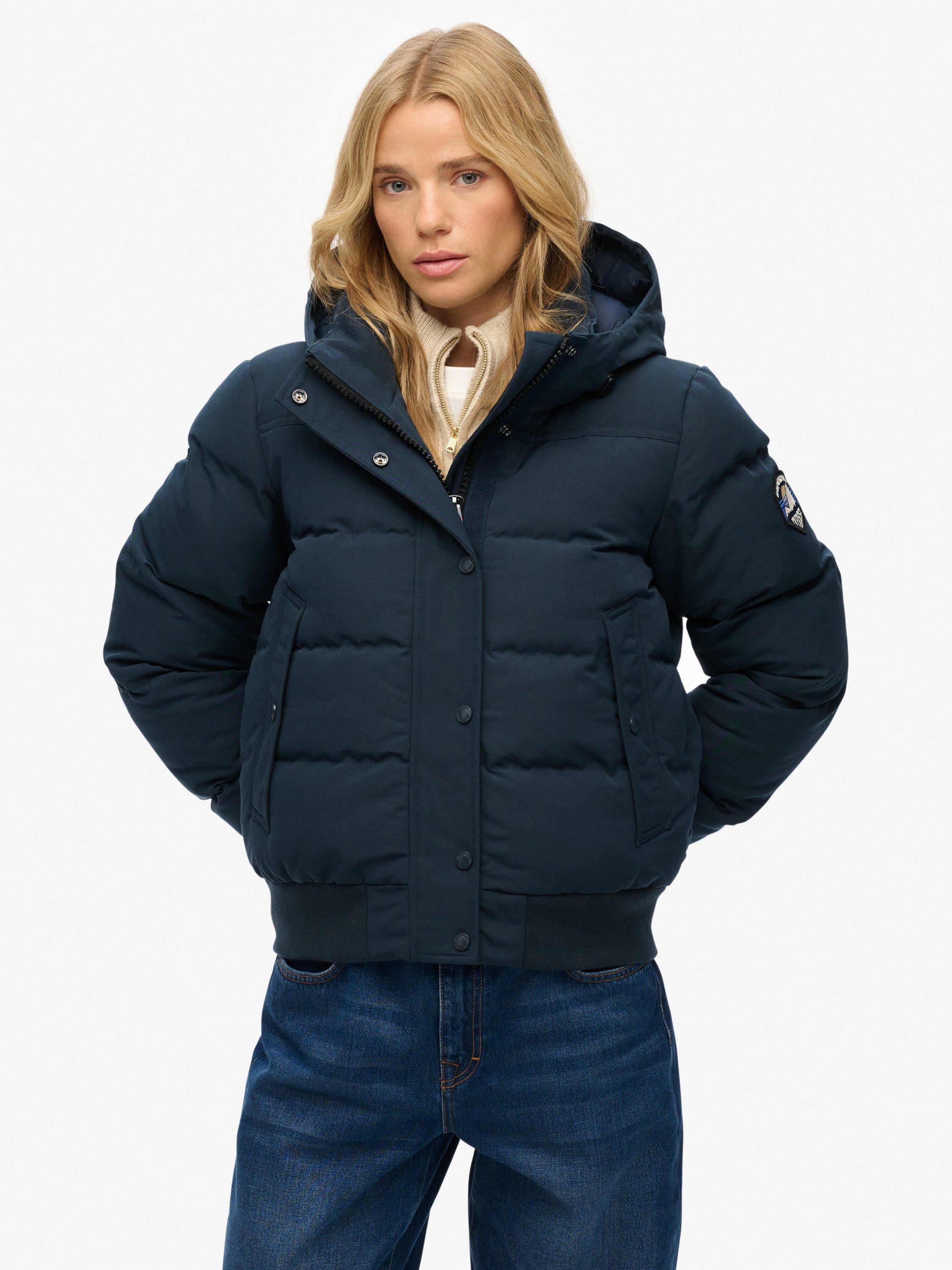 Product image 4 of 7, which shows Superdry Everest Bomber Jacket, Blueberry Navy, 6